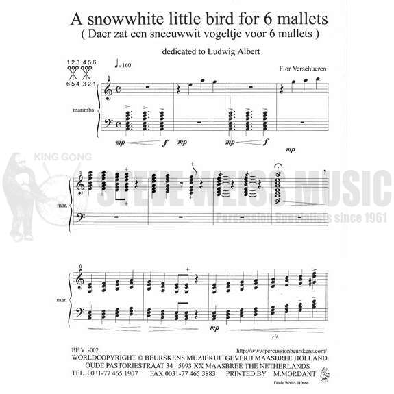 Verschueren-A Snowwhite Little Bird-M