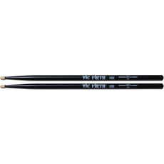 Vic Firth American Classic 5AB Black Drumsticks - Wood Tip - Image 1