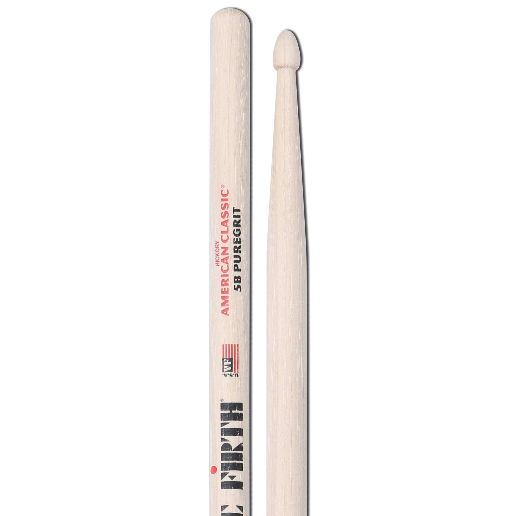 Vic Firth American Classic 5B PureGrit Drumsticks - Image 3