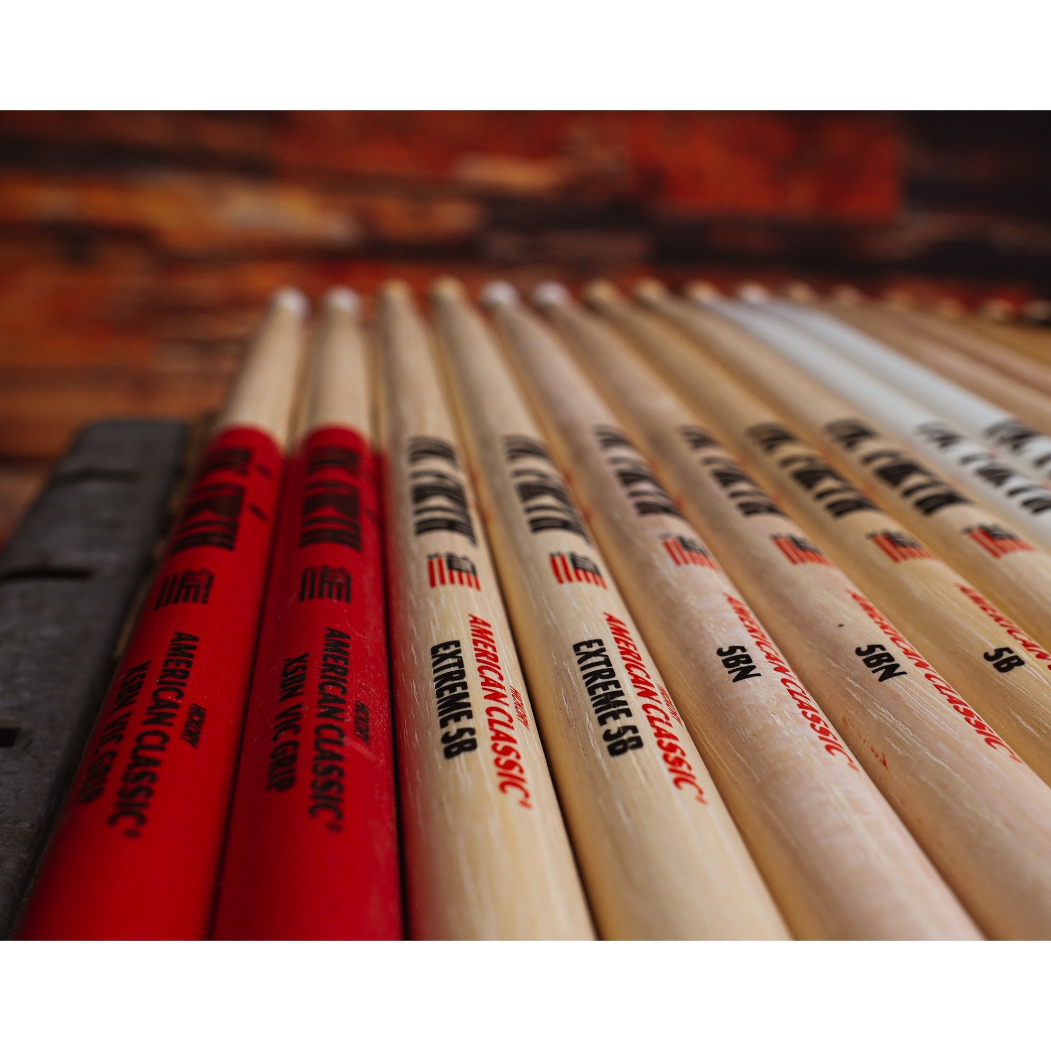 Vic Firth American Classic 5BN Drumsticks - Nylon Tip - Image 8