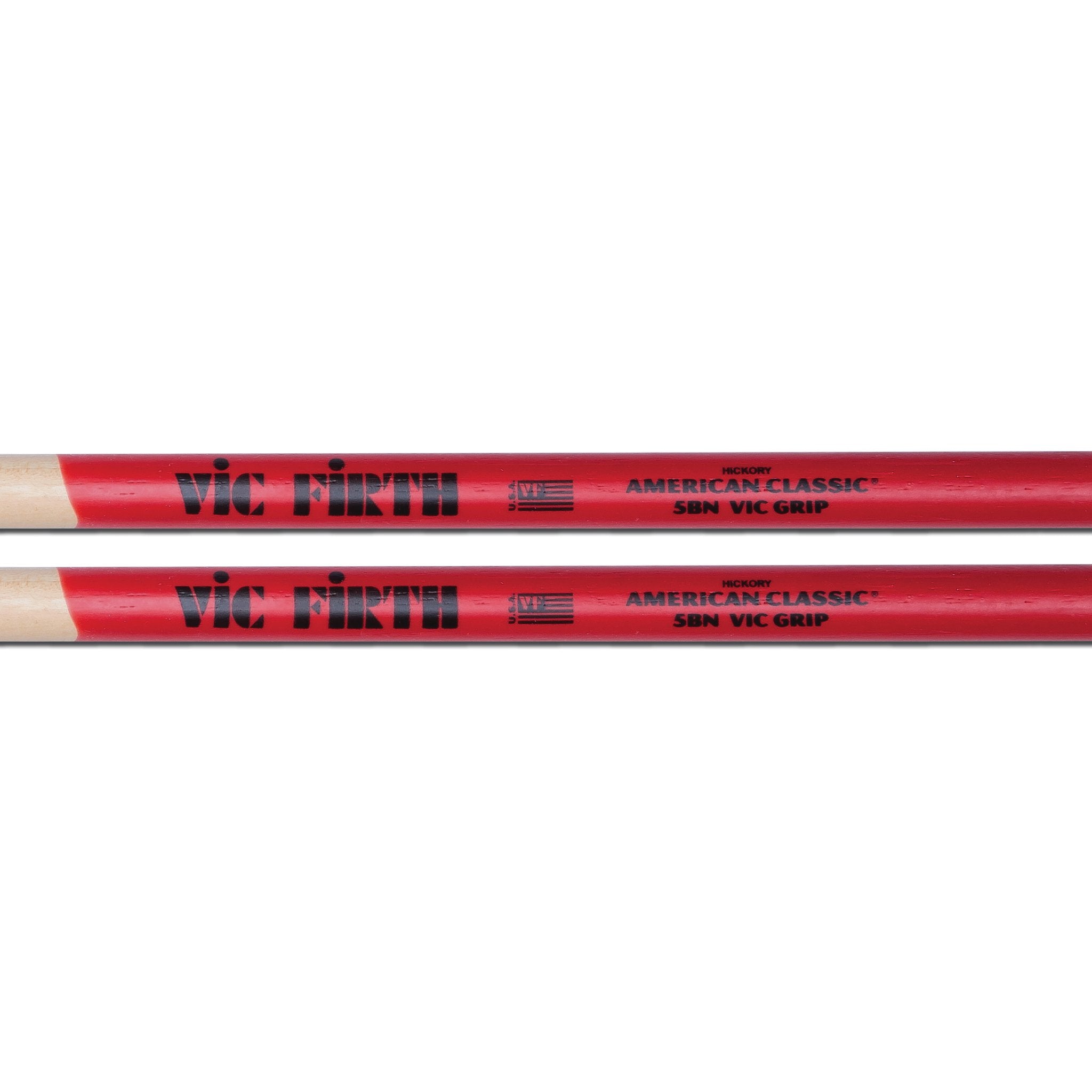 Vic Firth American Classic 5BNVG Grip Drumsticks - Nylon Tip - Image 2
