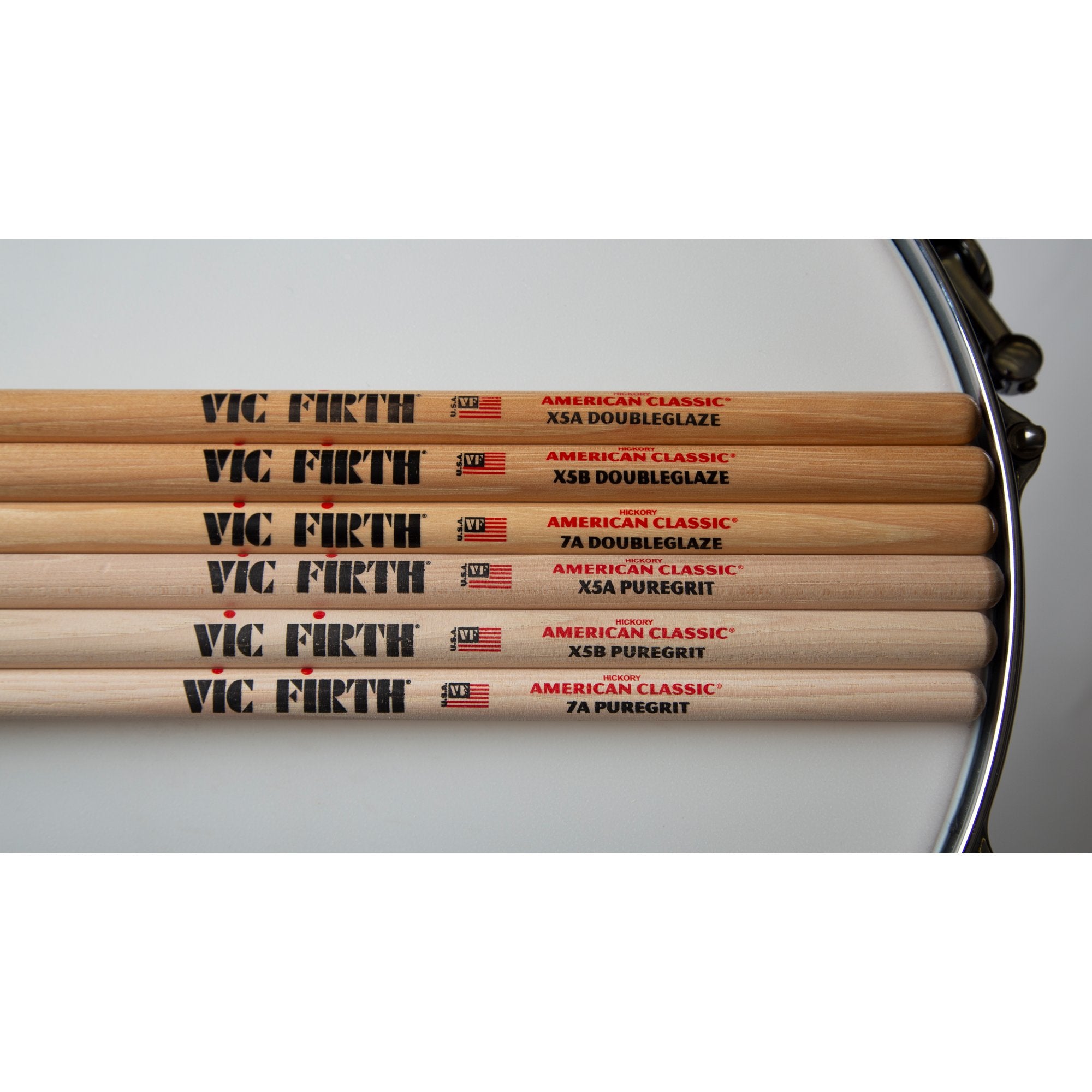 Vic Firth American Classic 7A PureGrit Drumsticks - Image 7