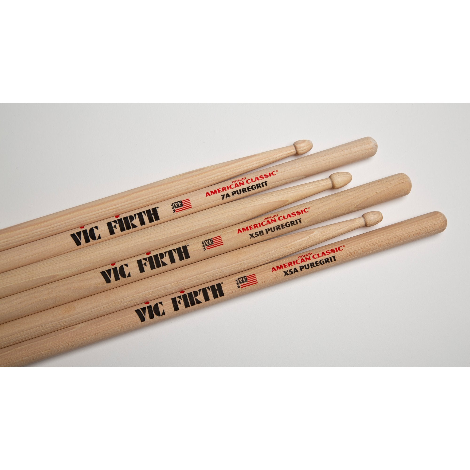 Vic Firth American Classic 7A PureGrit Drumsticks - Image 8