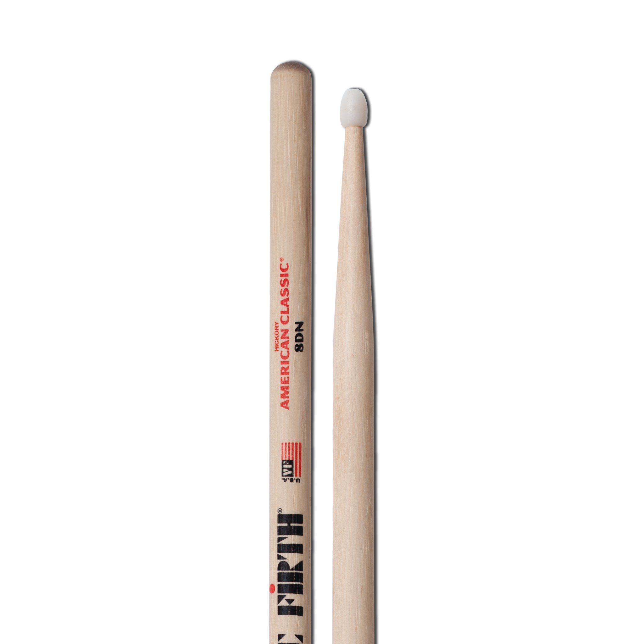 Vic Firth American Classic 8DN Drumsticks - Nylon Tip - Image 3