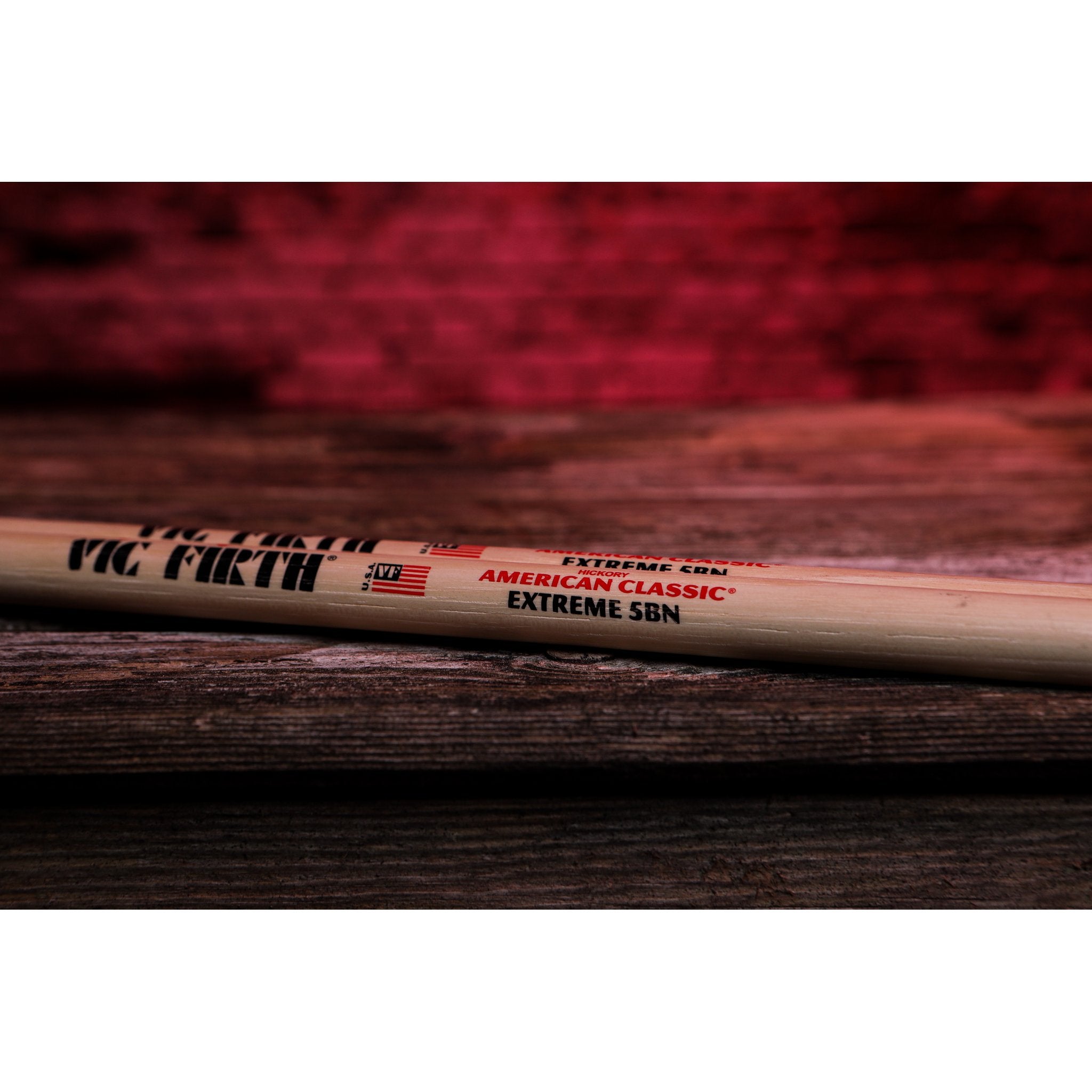 Vic Firth American Classic Extreme 5BN Drumsticks - Nylon Tip - Image 6