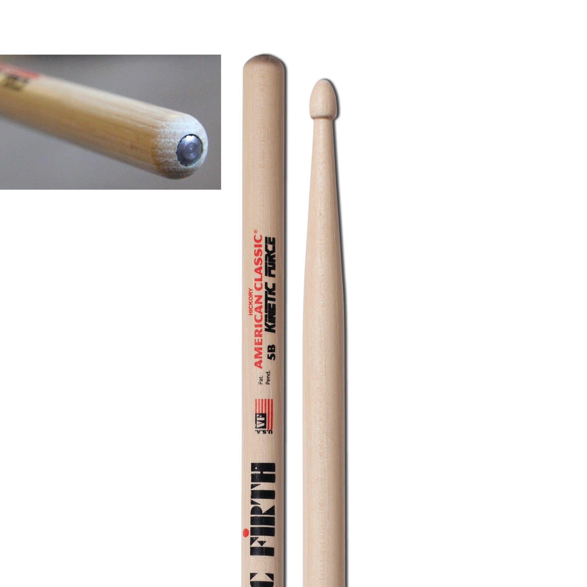Vic Firth American Classic Kinetic Force 5B Drumsticks - Image 3