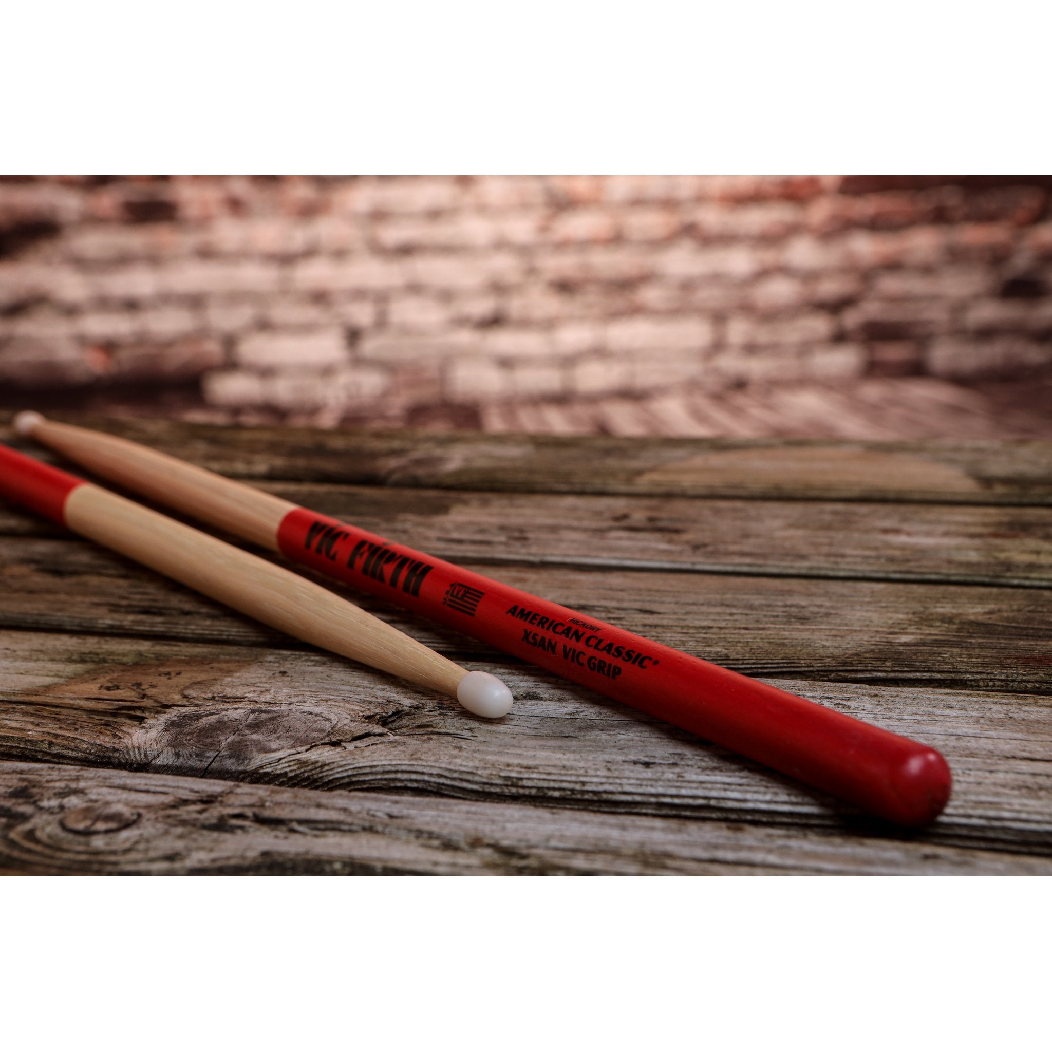 Vic Firth American Classic X5AN Grip Drumsticks - Nylon Tip - Image 5