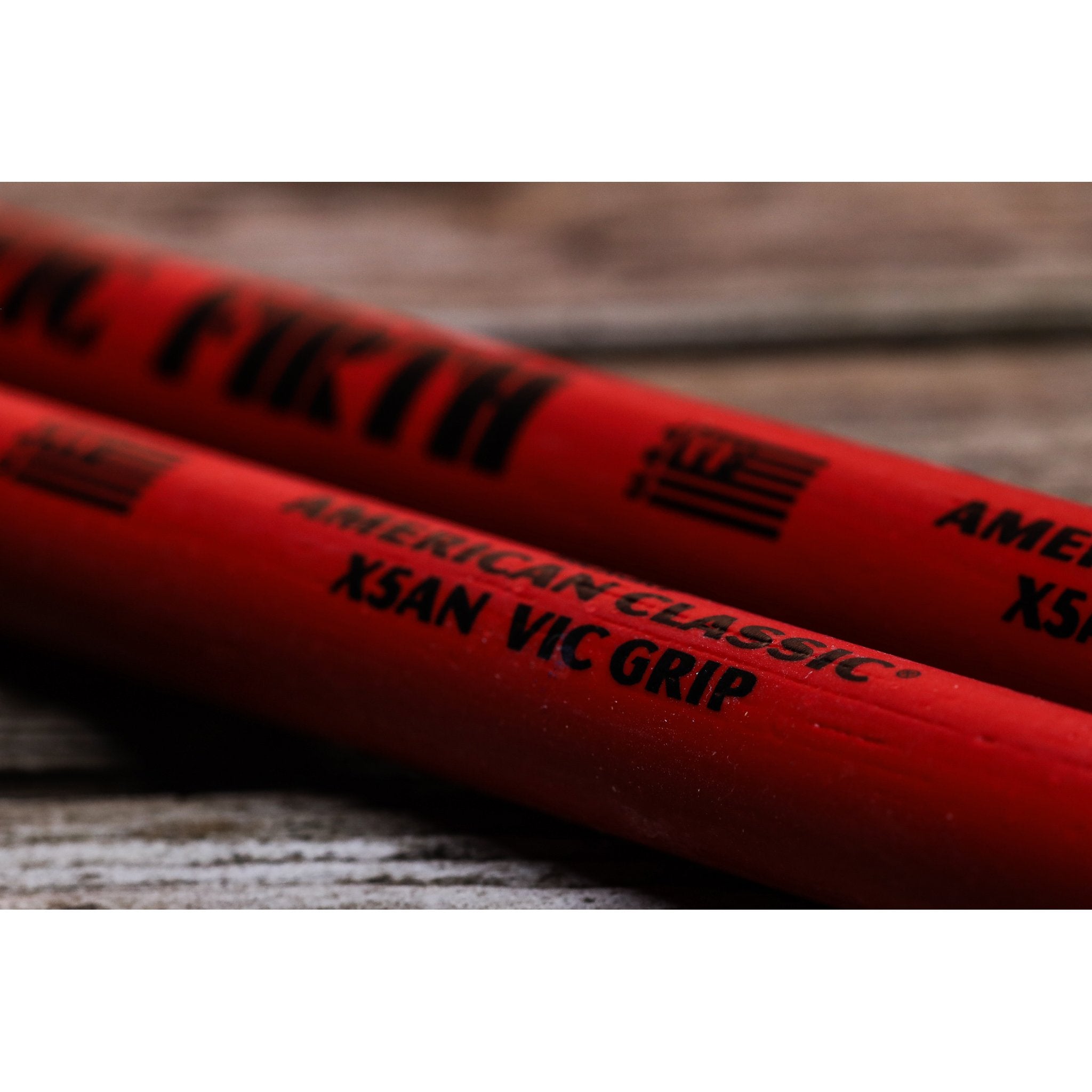 Vic Firth American Classic X5AN Grip Drumsticks - Nylon Tip - Image 7
