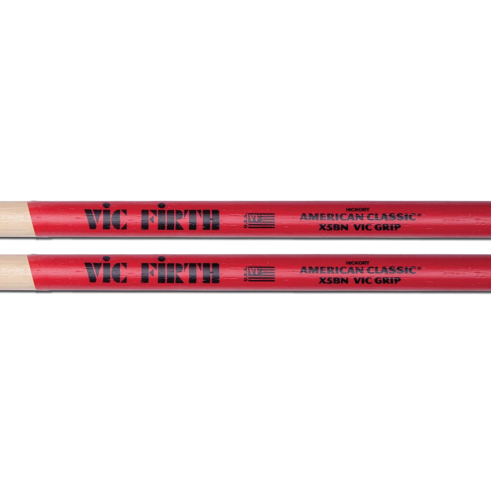 Vic Firth American Classic X5BN Grip Drumsticks - Nylon Tip - Image 2