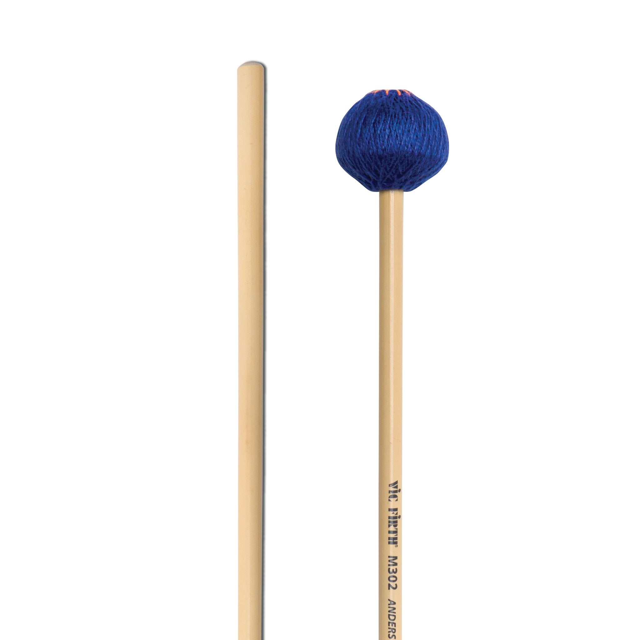 Vic Firth Anders Astrand Blue Series M302 Medium Keyboard Mallets - Image 3