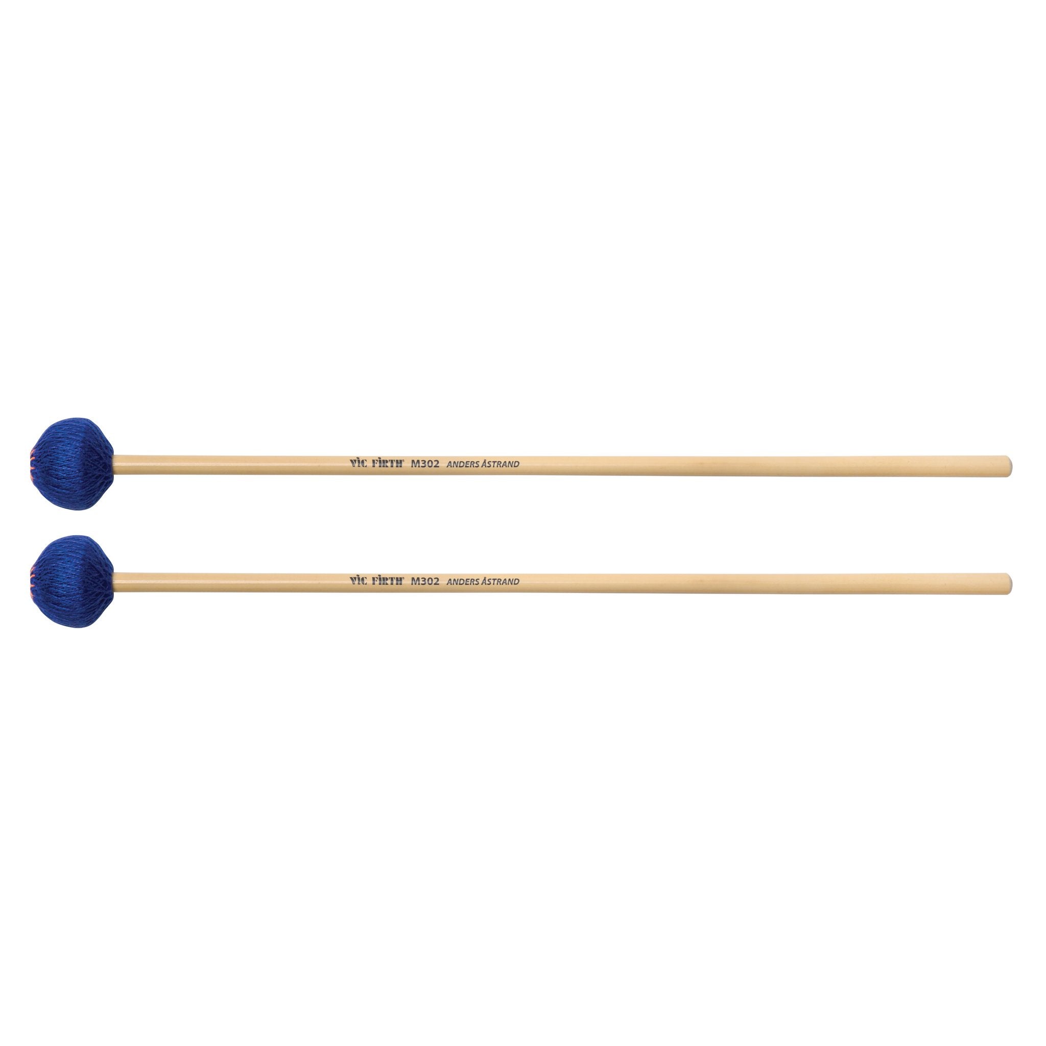 Vic Firth Anders Astrand Blue Series M302 Medium Keyboard Mallets - Image 1