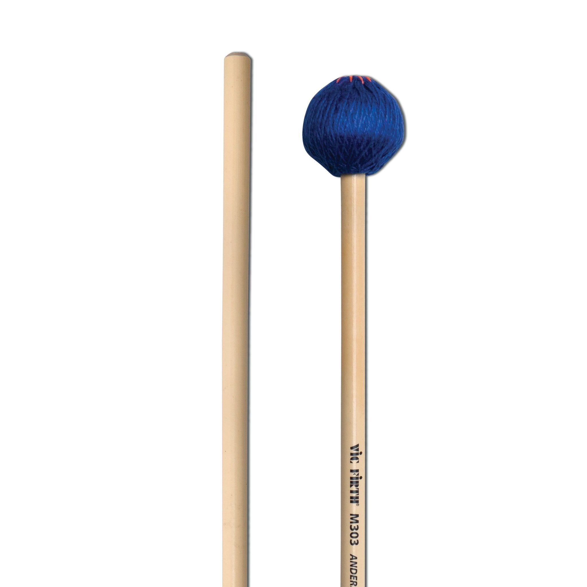 Vic Firth Anders Astrand Blue Series M303 Medium Hard Keyboard Mallets - Image 3