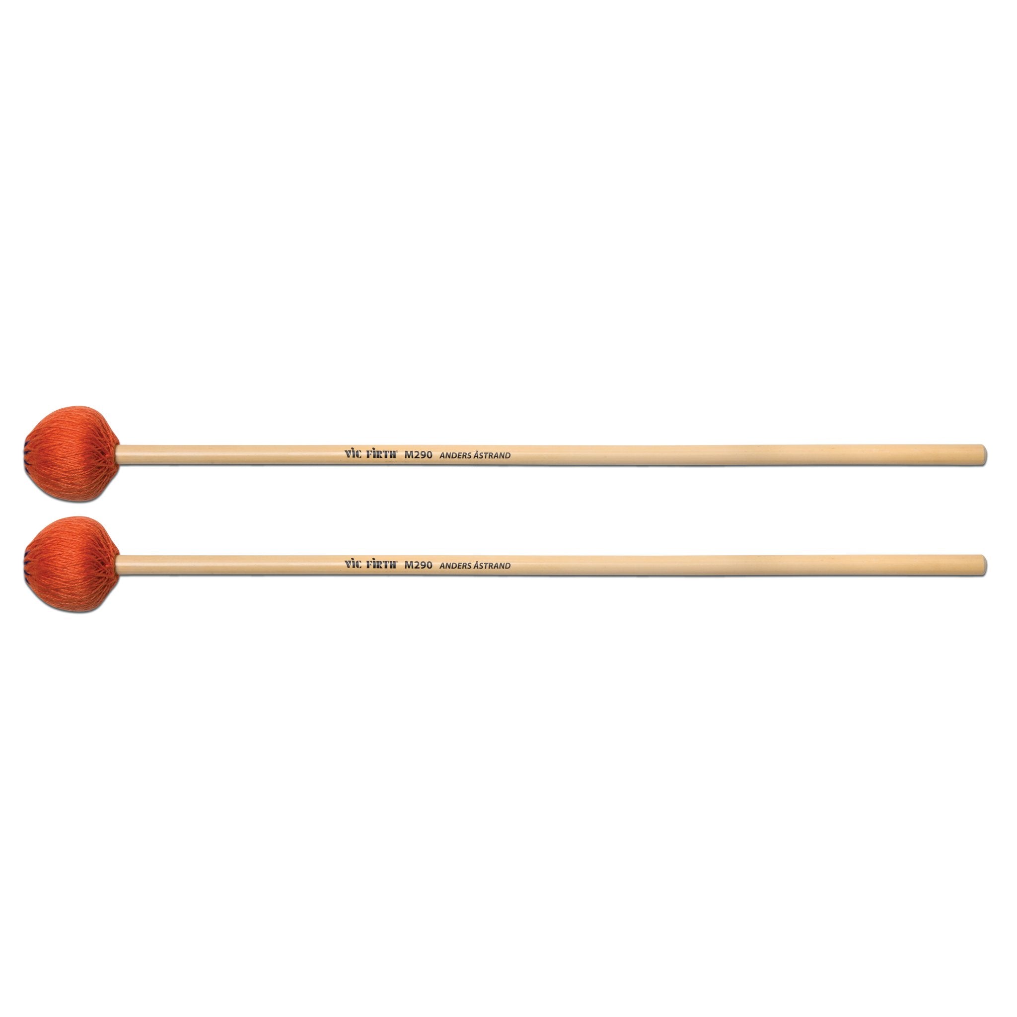 Vic Firth Anders Astrand Orange Series M290 Soft Marimba Mallets - Image 1