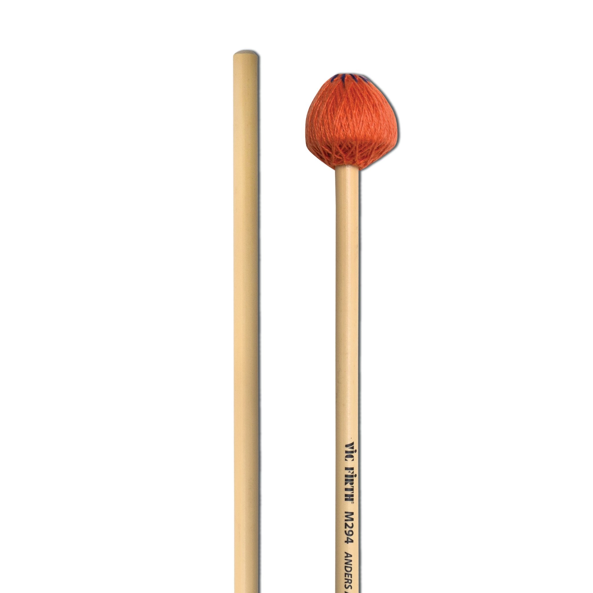 Vic Firth Anders Astrand Orange Series M294 Very Hard Xylophone Mallets - Image 3