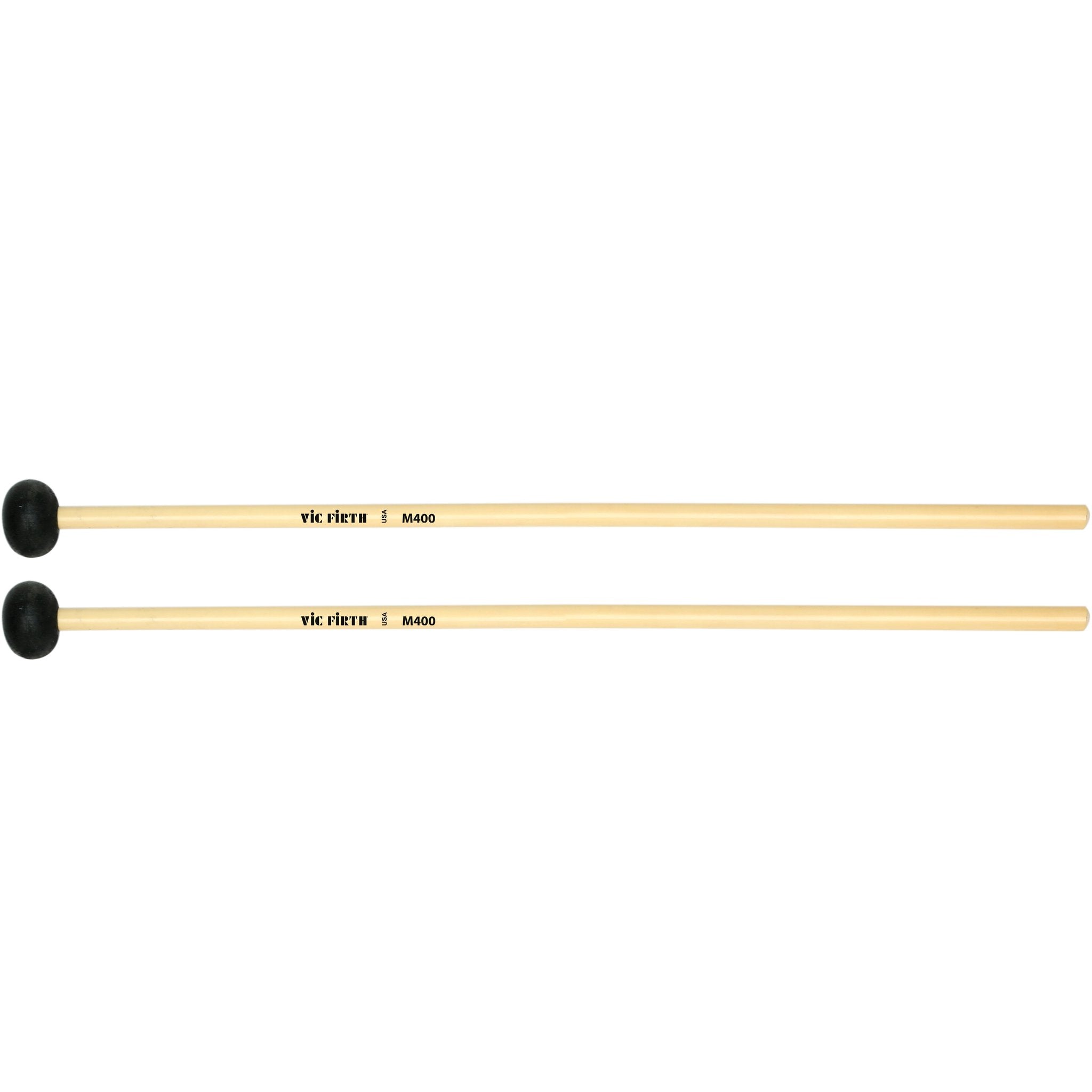 Vic Firth Articulate Series - M400 Extra Soft Rubber Mallets - Oval - Image 1