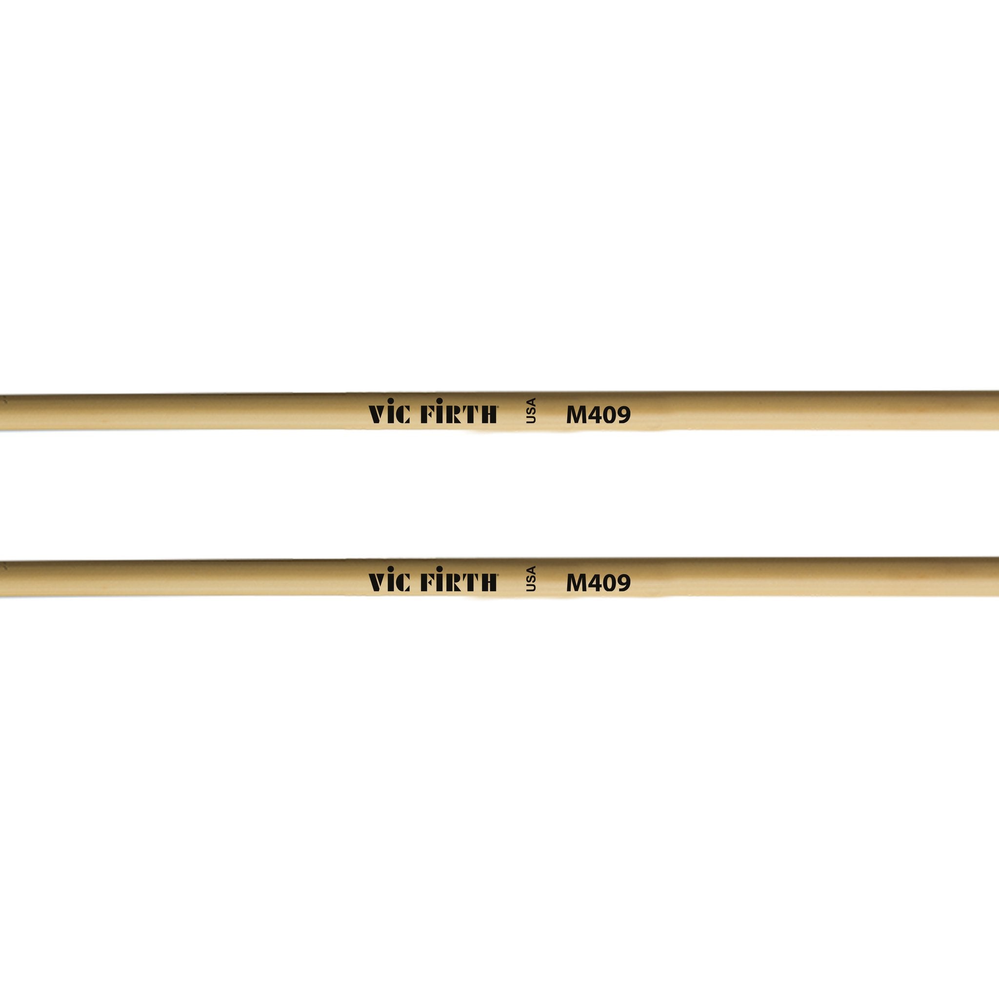 Vic Firth Articulate Series - M409 Medium Rubber Mallets - Round - Image 2
