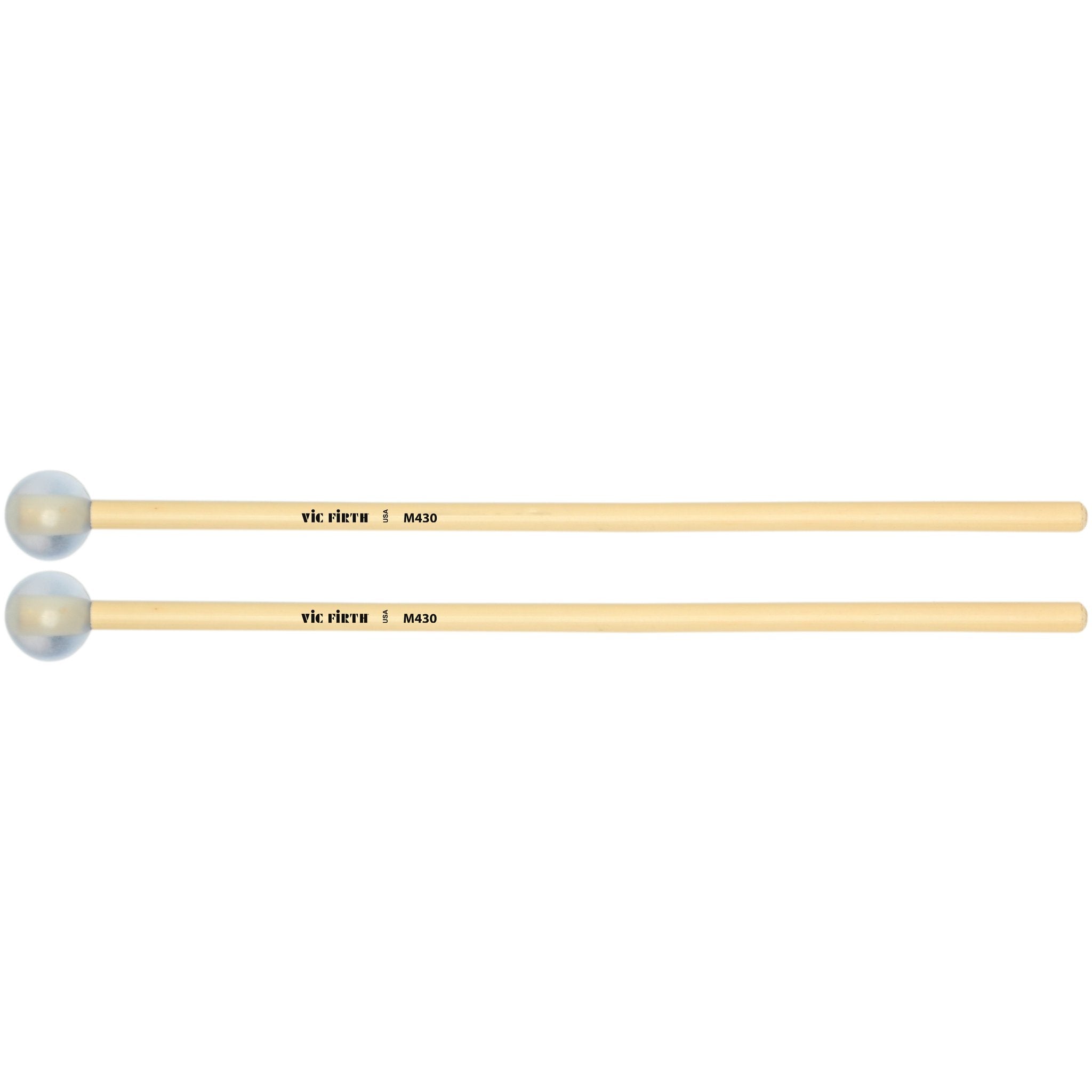Vic Firth Articulate Series - M430 Glockenspiel Mallets - Lexan - Image 1
