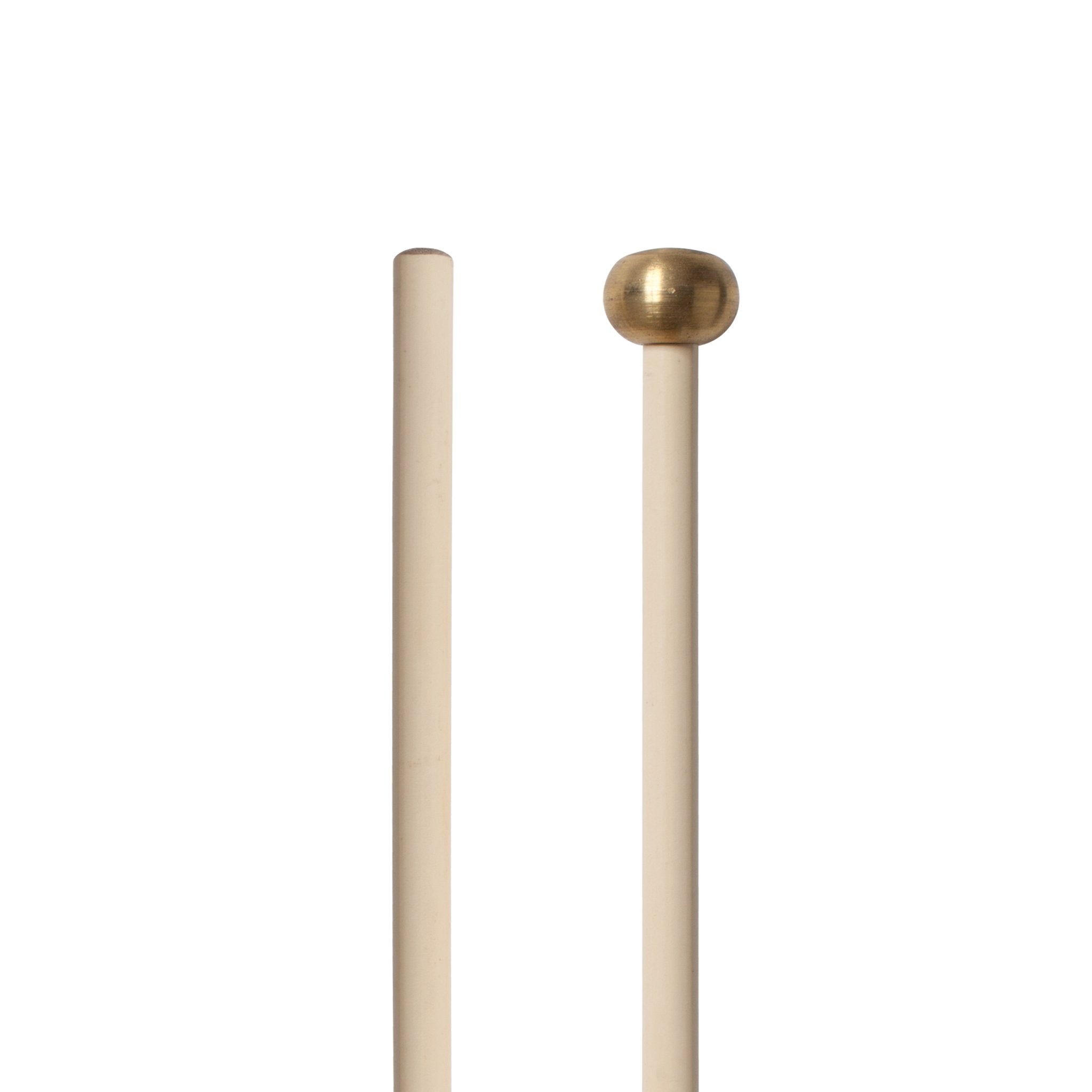 Vic Firth Articulate Series - M454 Glockenspiel Mallets - Brass - Oval - Image 3