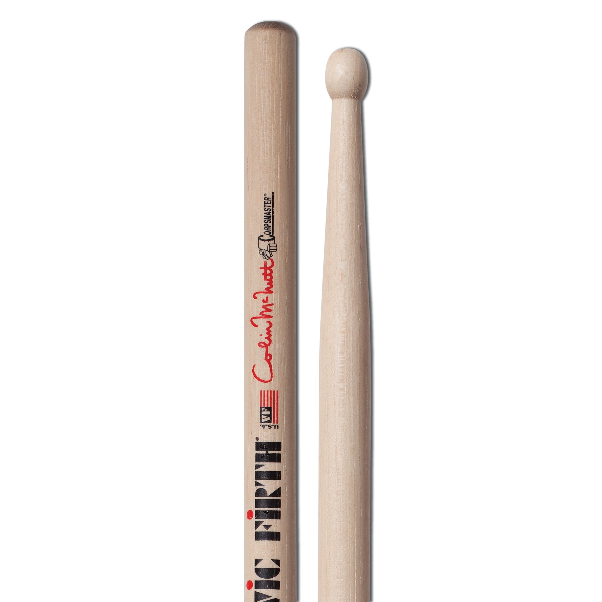 Vic Firth Colin McNutt SCM Snare Stick Pack Tip Butt detail