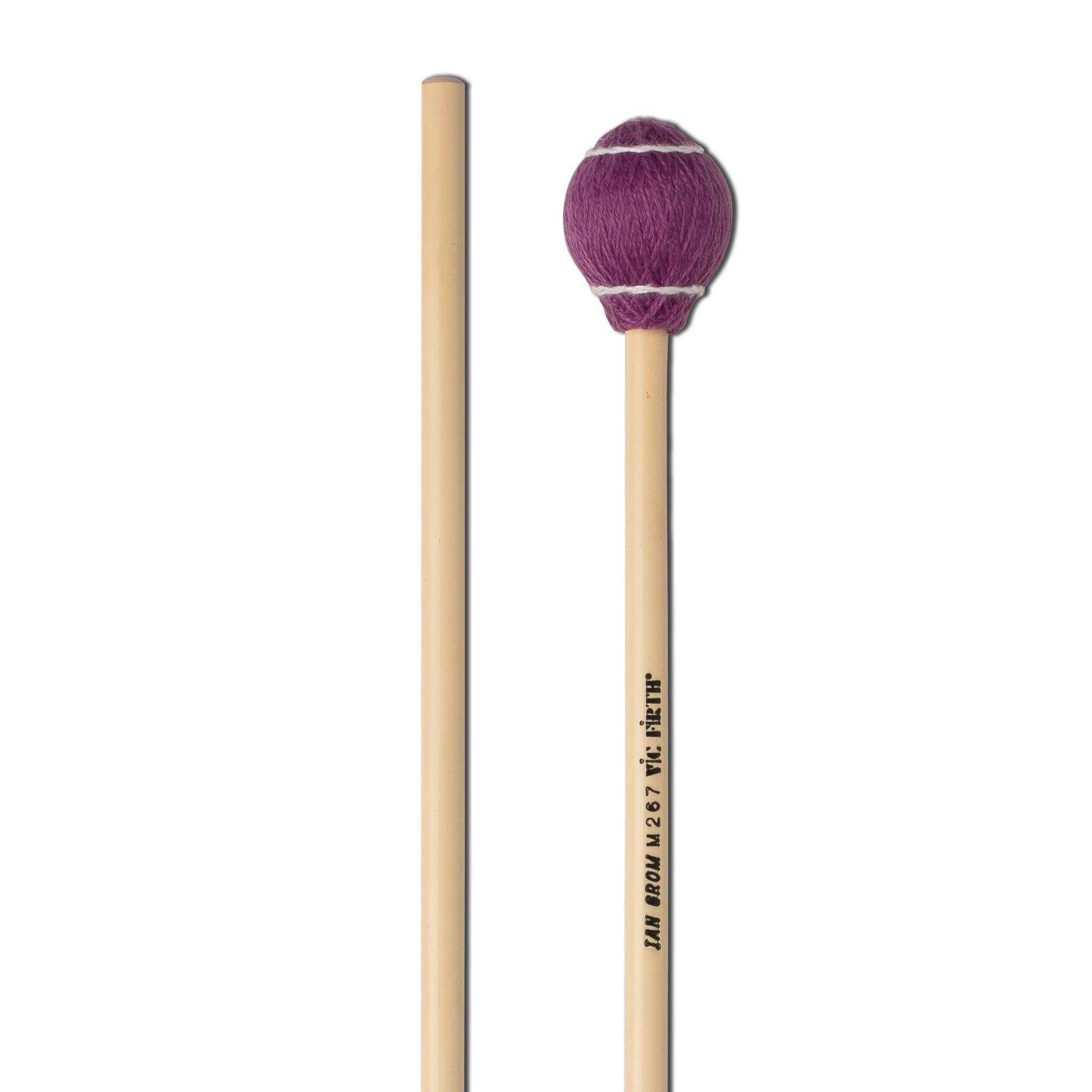 Vic Firth Corpsmaster Ian Grom Series Vibraphone Mallet - Medium Hard Rattan - Image 3