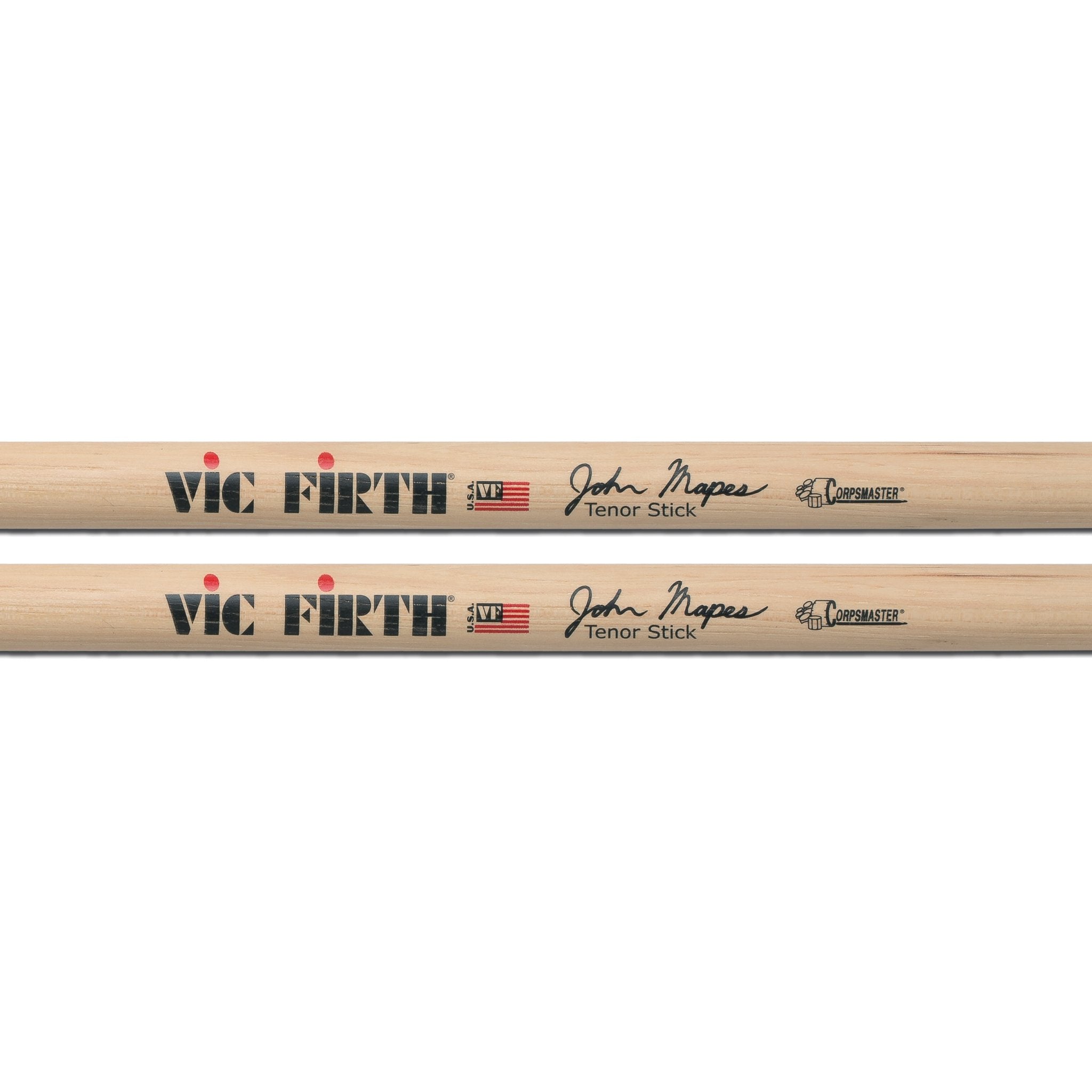 Vic Firth Corpsmaster John Mapes Tenor Sticks - Nylon Tip - Image 2