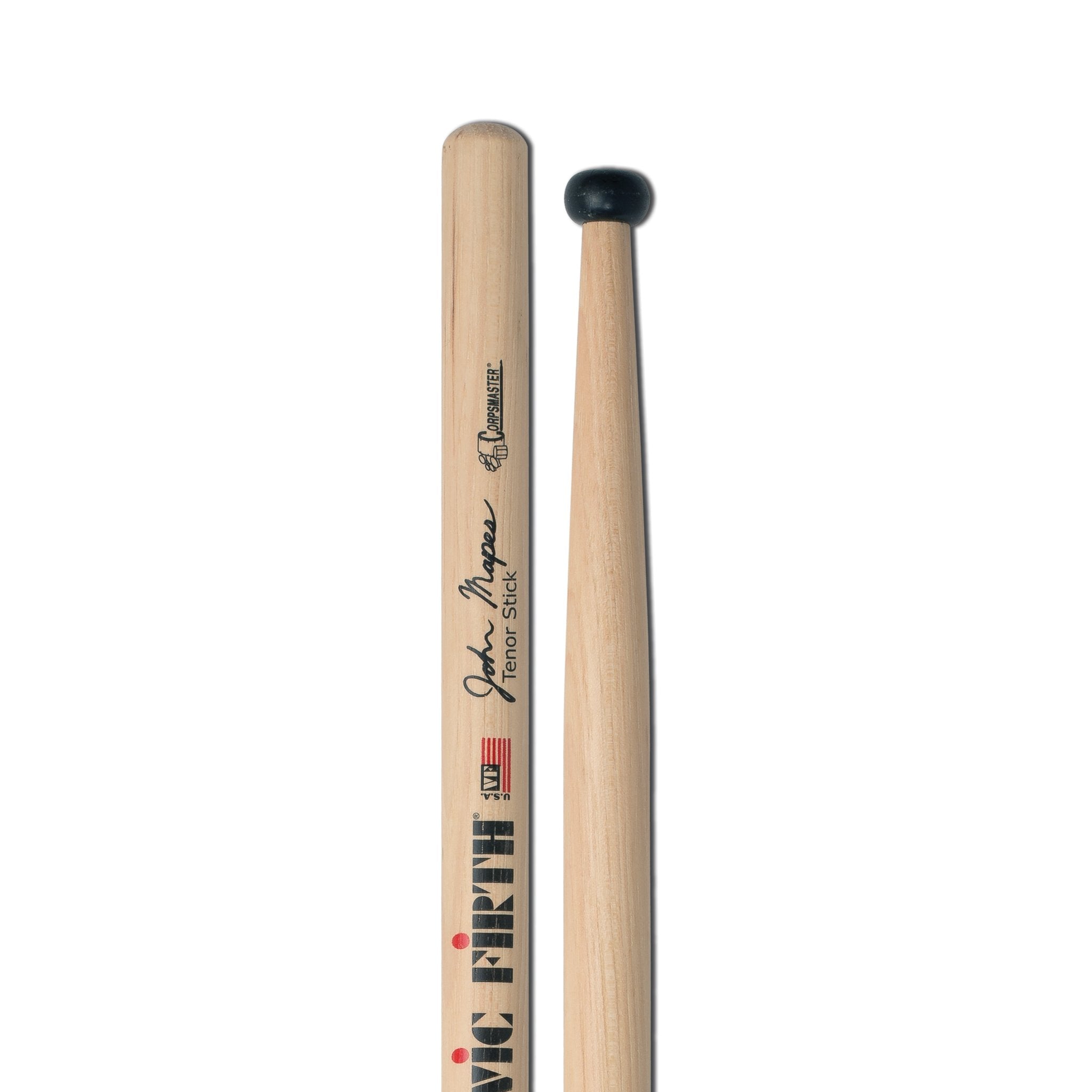 Vic Firth Corpsmaster John Mapes Tenor Sticks - Nylon Tip - Image 3