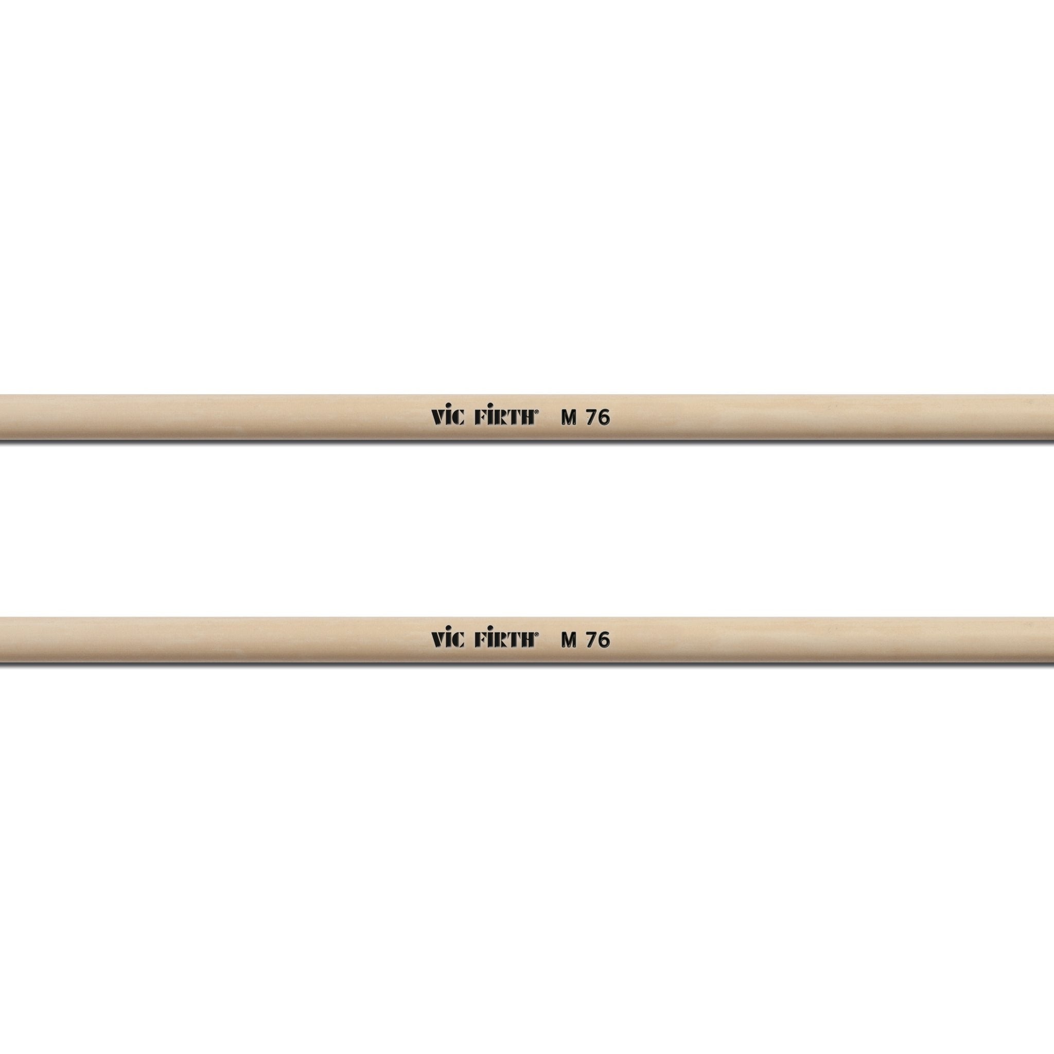 Vic Firth Corpsmaster Keyboard - Rattan Hard Vibe - Black Cord - Image 2
