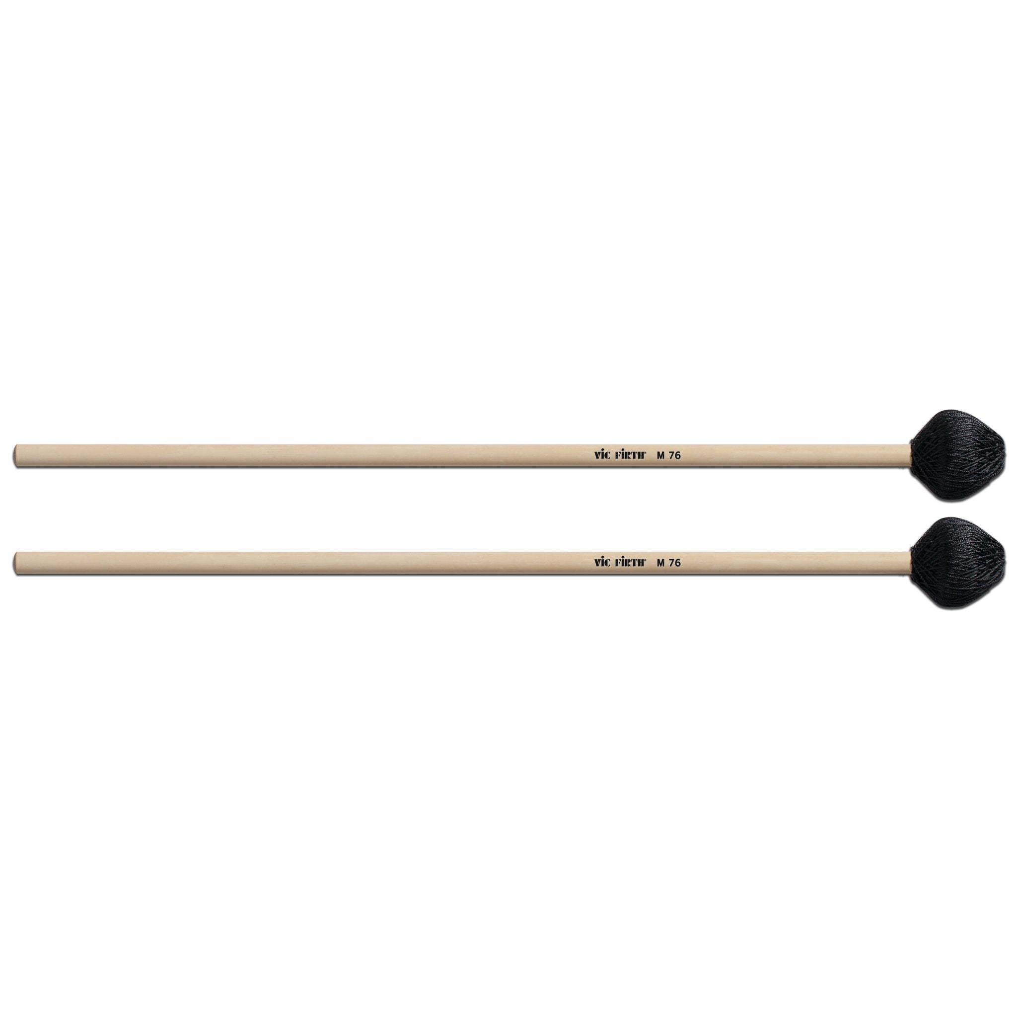 Vic Firth Corpsmaster Keyboard - Rattan Hard Vibe - Black Cord - Image 1