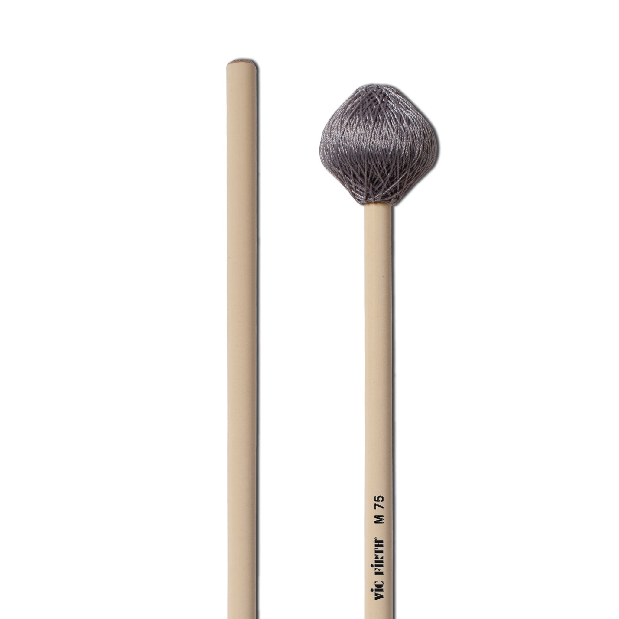 Vic Firth Corpsmaster Keyboard - Rattan, Medium Vibe - Grey Cord - Image 3