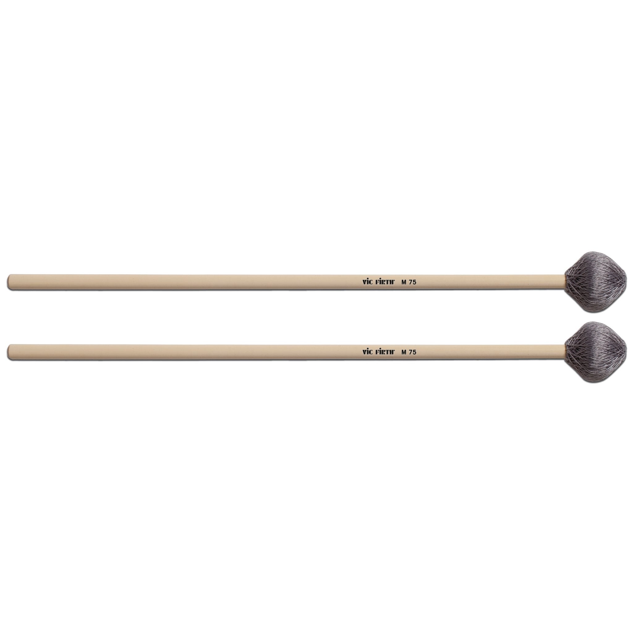 Vic Firth Corpsmaster Keyboard - Rattan, Medium Vibe - Grey Cord - Image 1