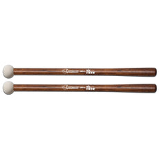Vic Firth Corpsmaster MB0H Hard Bass Drum Mallets - X-Small - Image 1