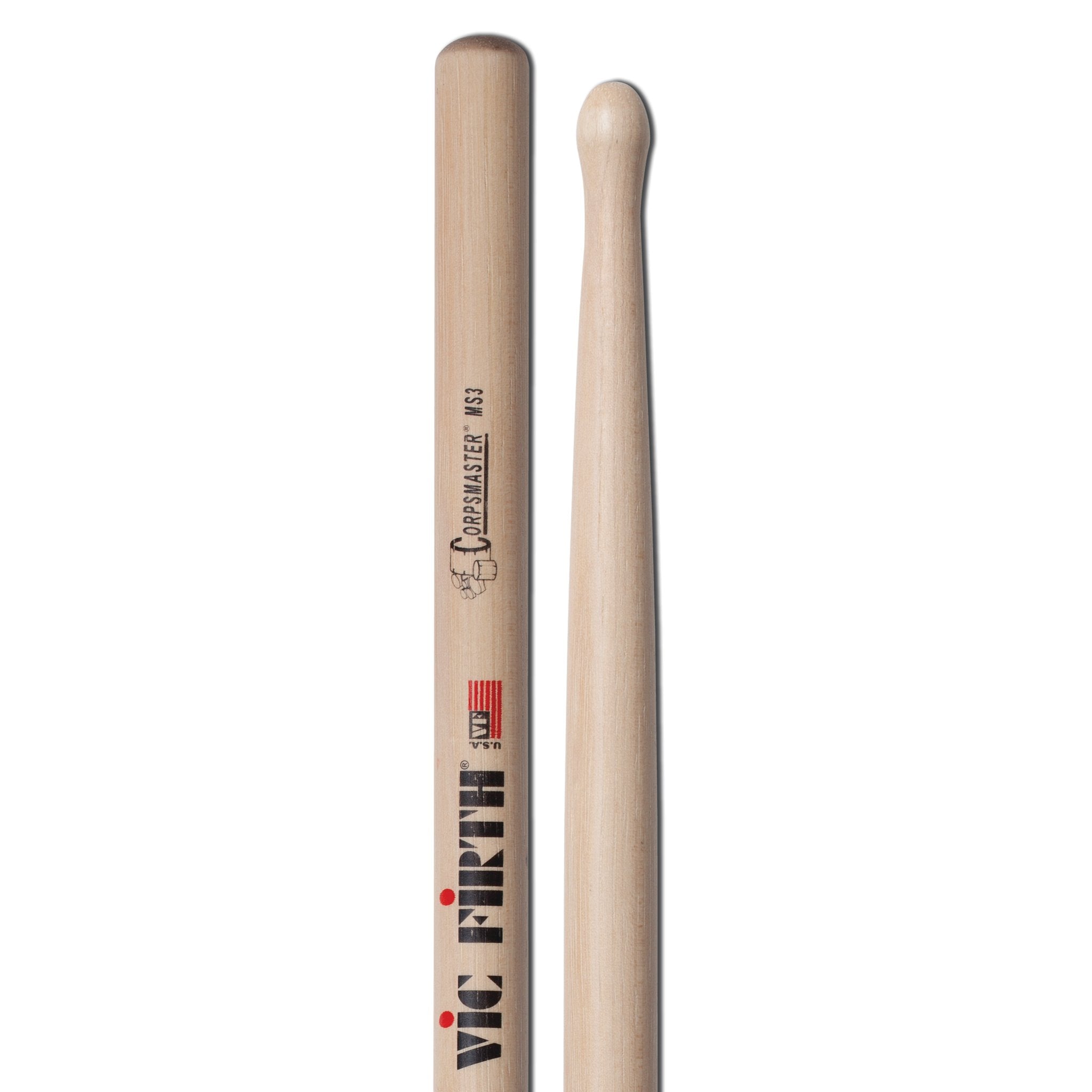 Vic Firth Corpsmaster MS3 Snare Drumsticks - Image 3