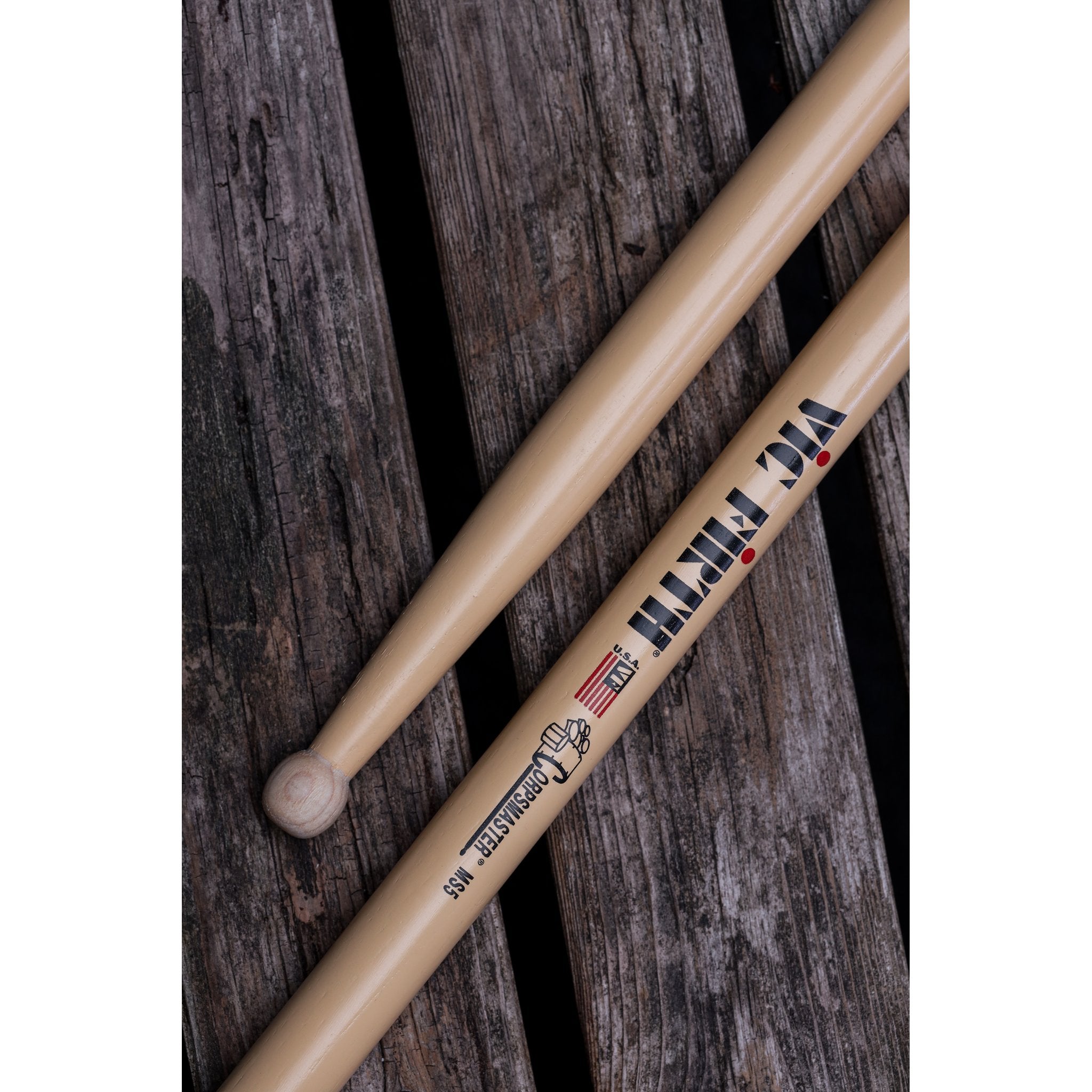 Vic Firth Corpsmaster MS5 Snare Drumsticks - Image 7