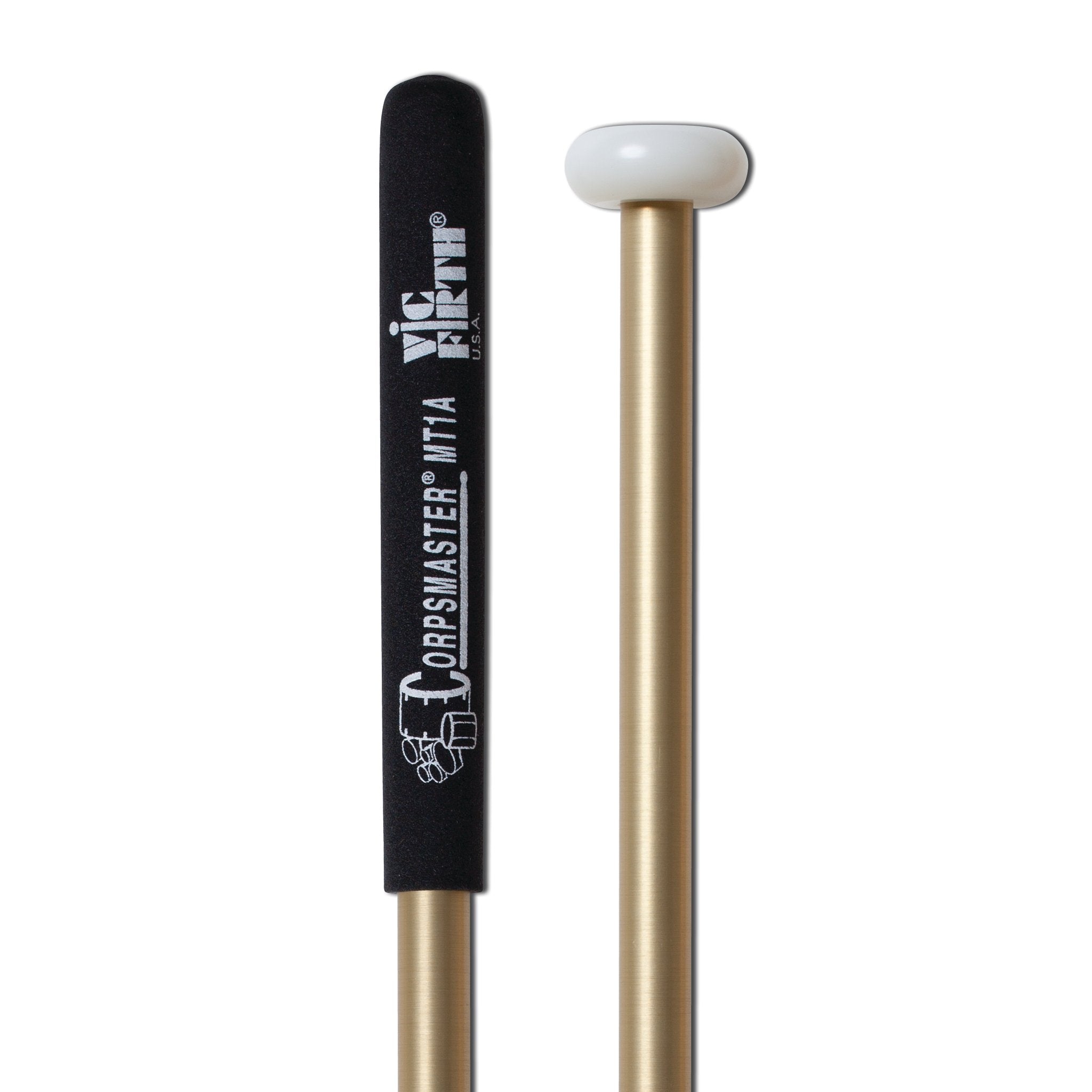 Vic Firth Corpsmaster MT1A Multi-Tenor Mallets - X.Hard - Image 3