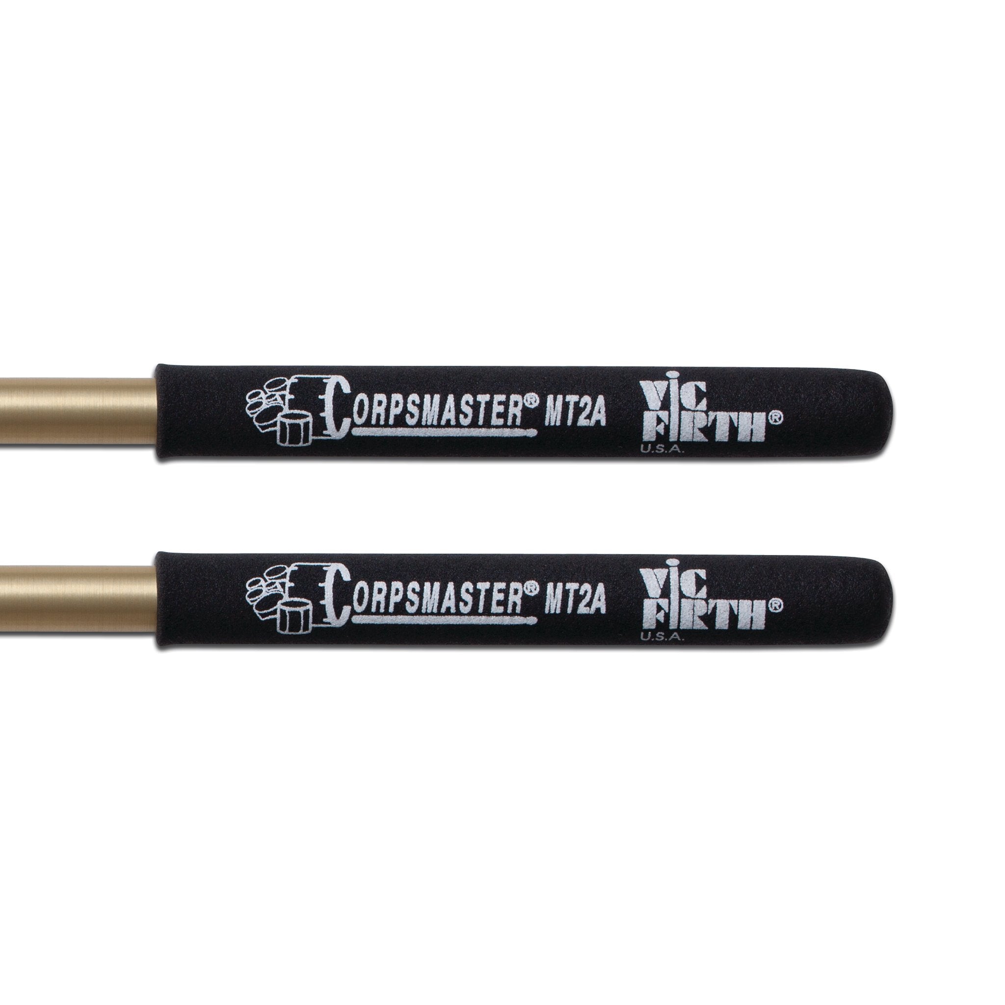 Vic Firth Corpsmaster MT2A Multi-Tenor Mallets - Hard - Image 2