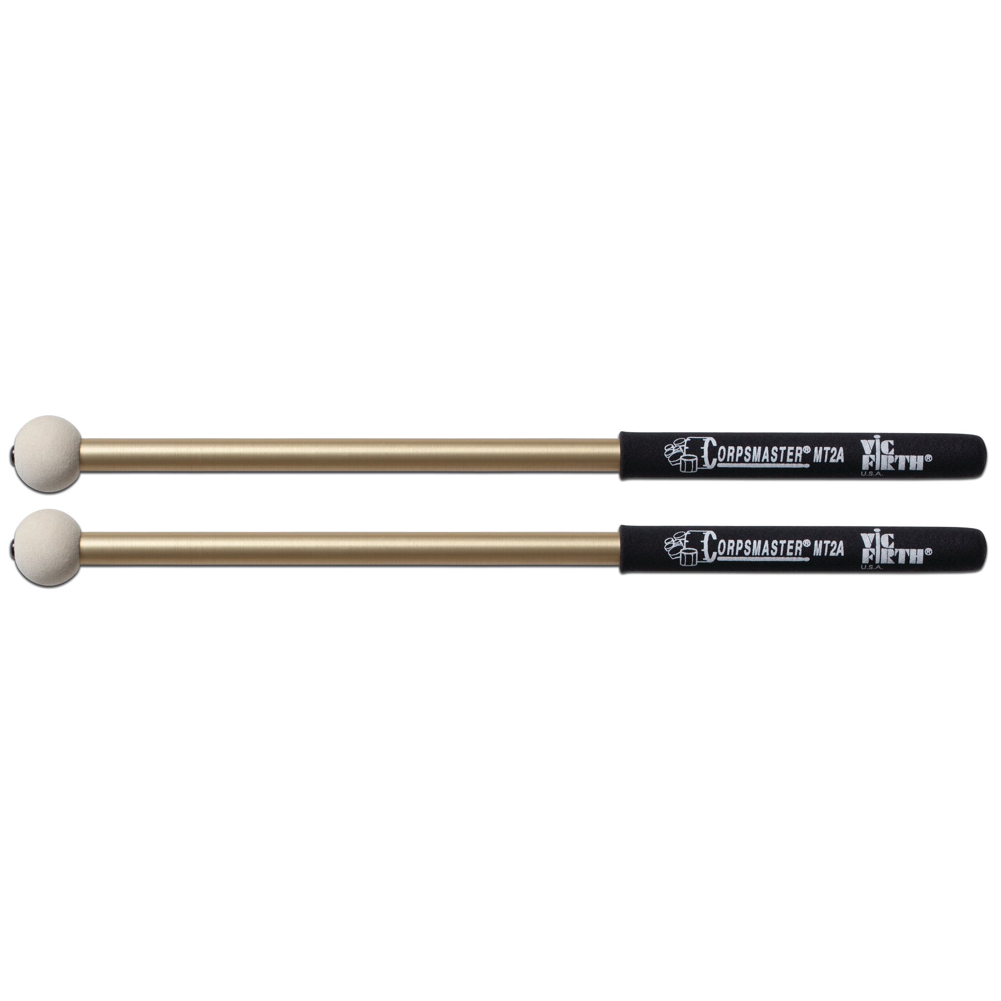 Vic Firth Corpsmaster MT2A Multi-Tenor Mallets - Hard - Image 1