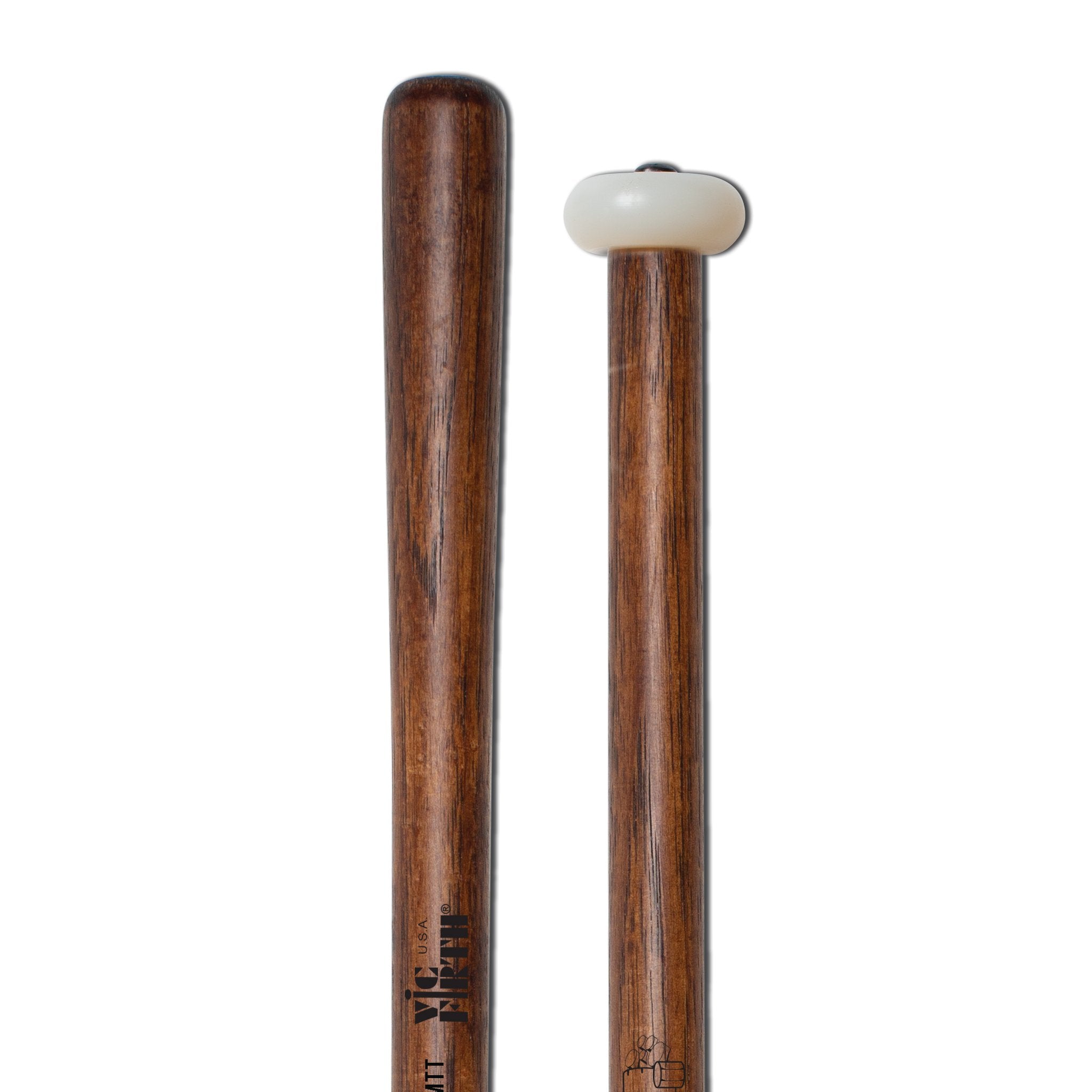Vic Firth Corpsmaster MTT Multi-Tenor Mallets - X.Hard Tapered - Image 3