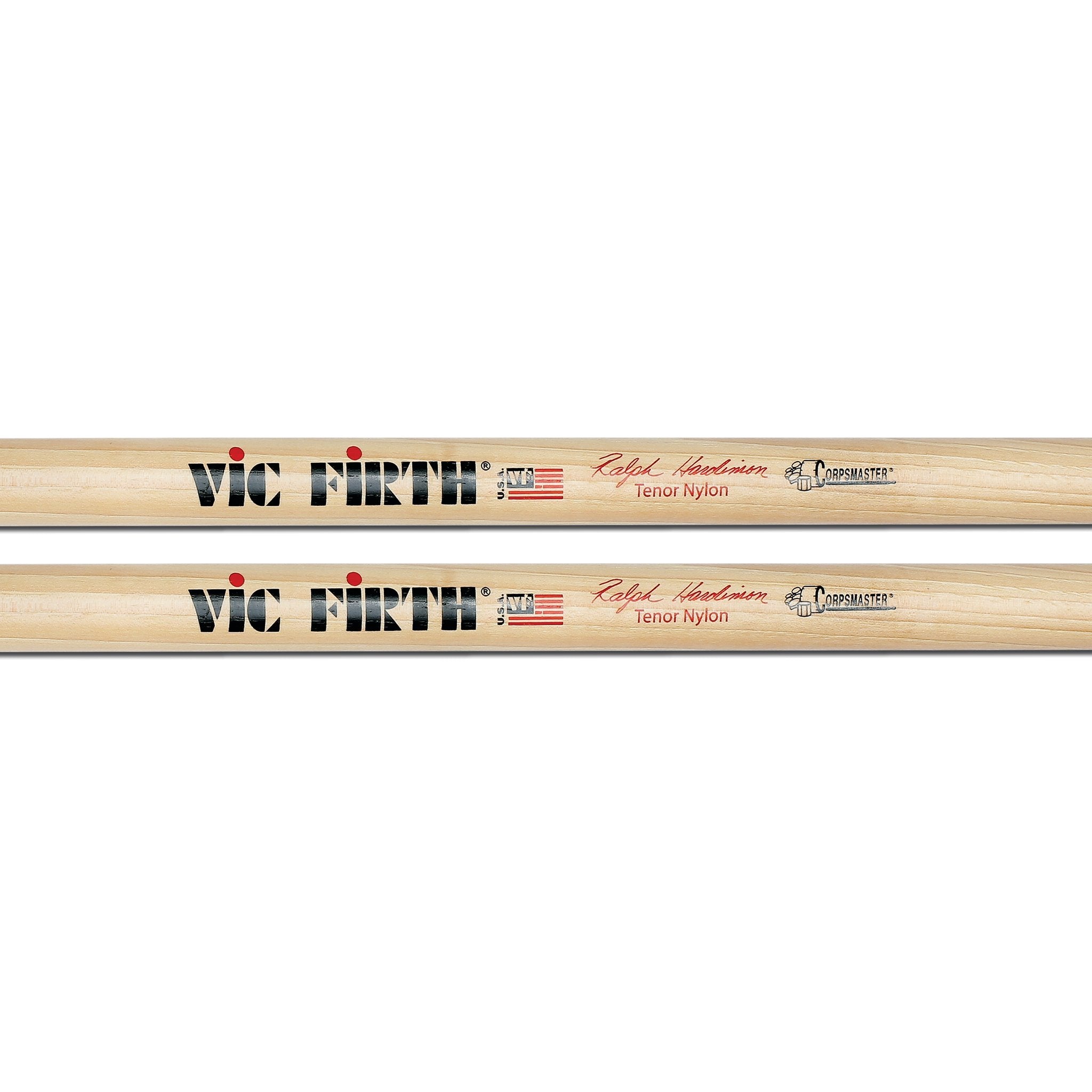Vic Firth Corpsmaster Multi-Tenor Stick - Ralph Hardimon Nylon Tip - Image 2