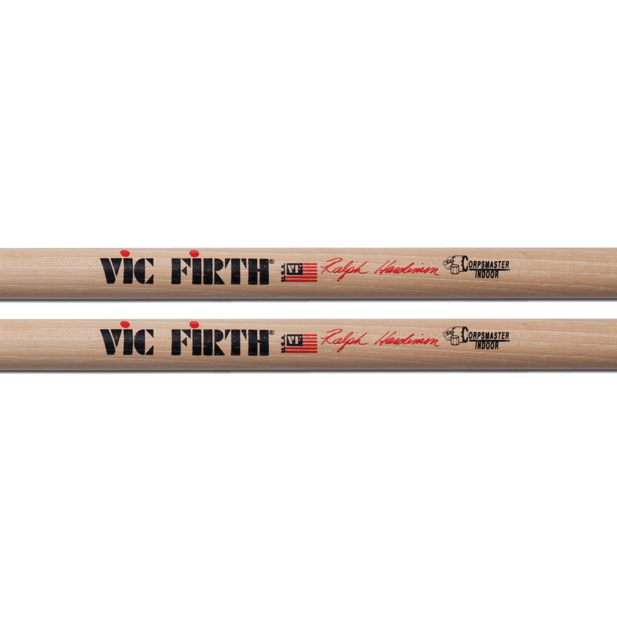 Vic Firth Corpsmaster Signature Snare Drumsticks - Ralph Hardimon Indoor - Image 2