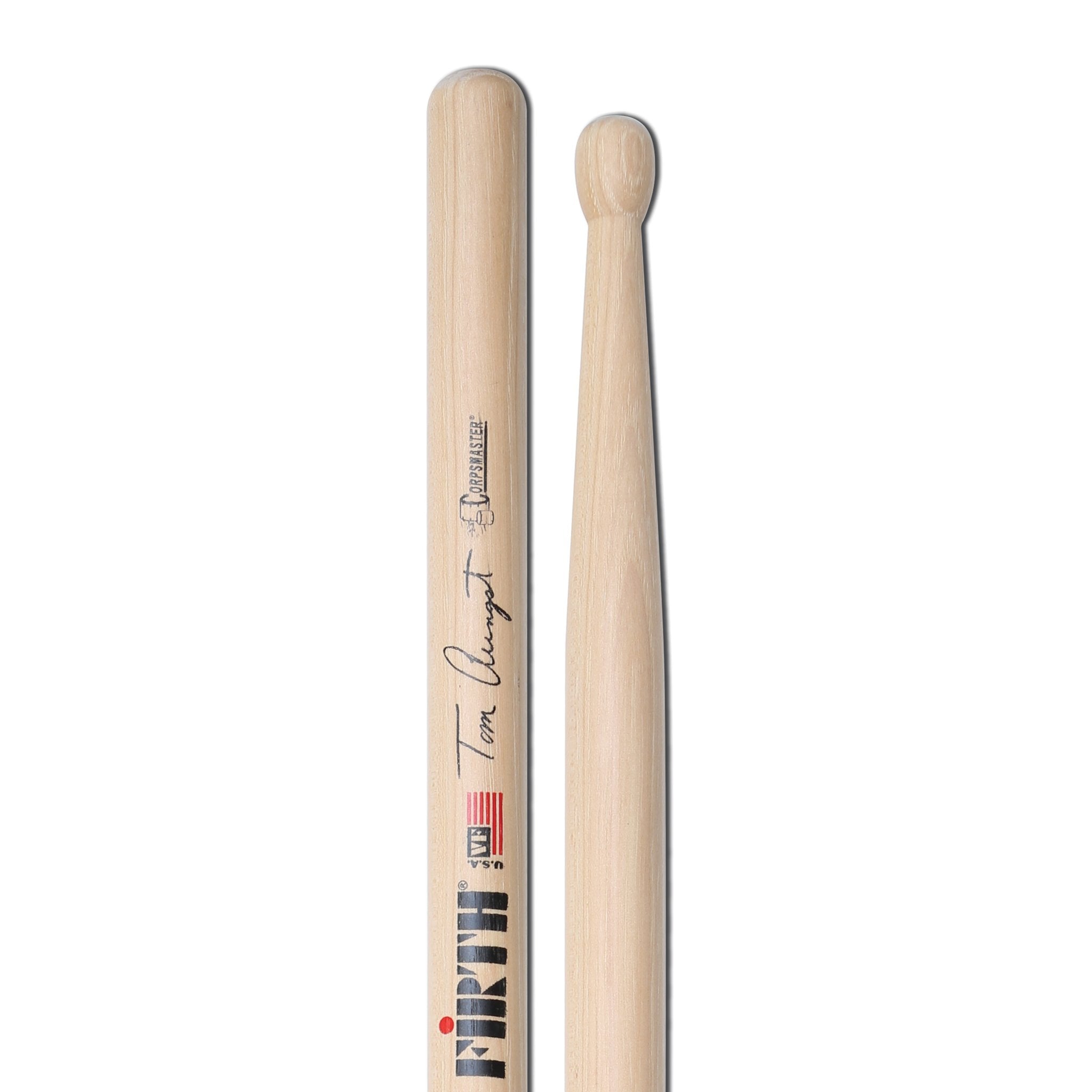 Vic Firth Corpsmaster Signature Snare Drumsticks - Tom Aungst - Image 3
