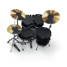 Vic Firth Drum and Cymbal Mute Prepack - 10"/12"/14"/14"/22" - Hi-hat - 2 Cymbals - Image 1