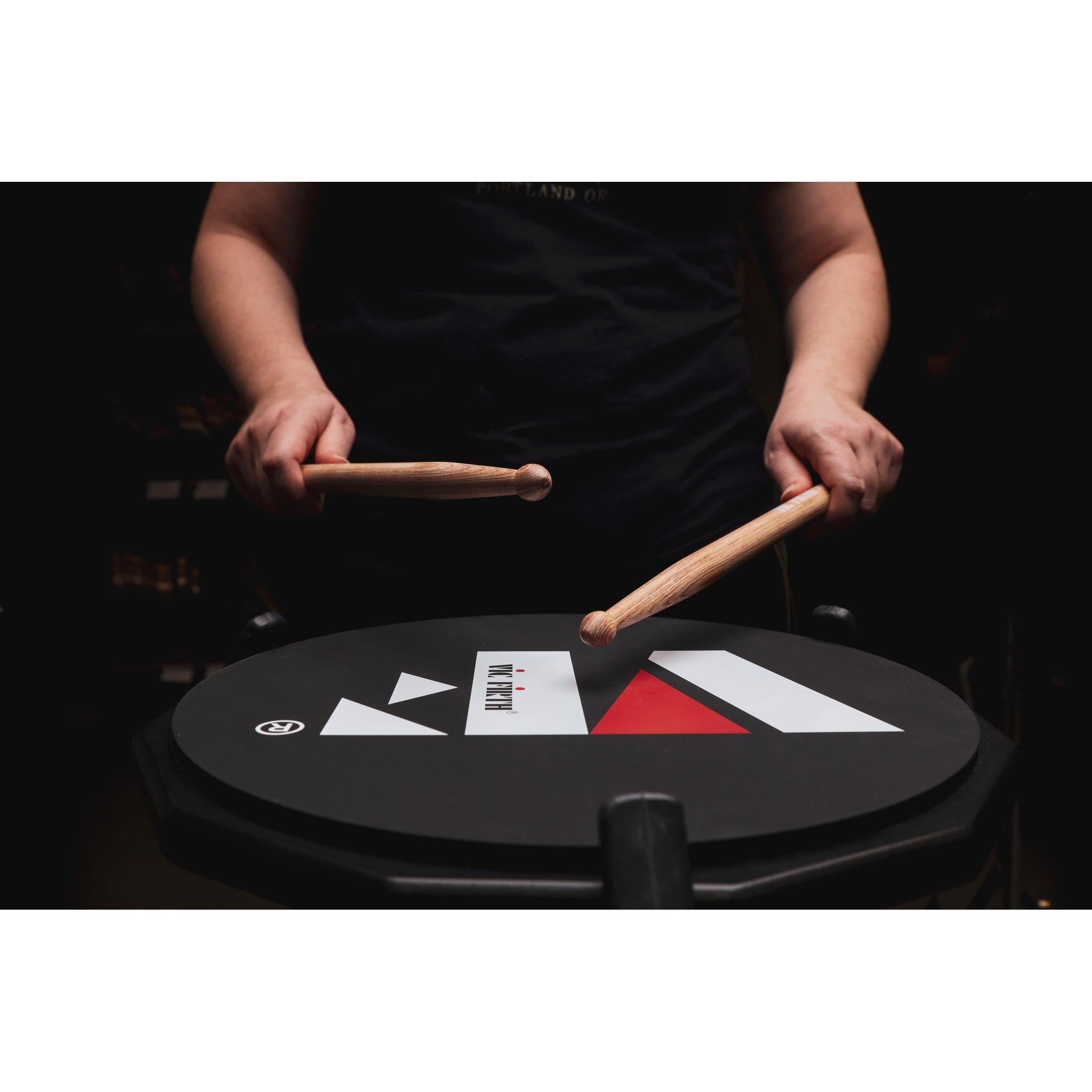 Vic Firth Drum Practice Pad - 12" - Logo Graphic - Image 2
