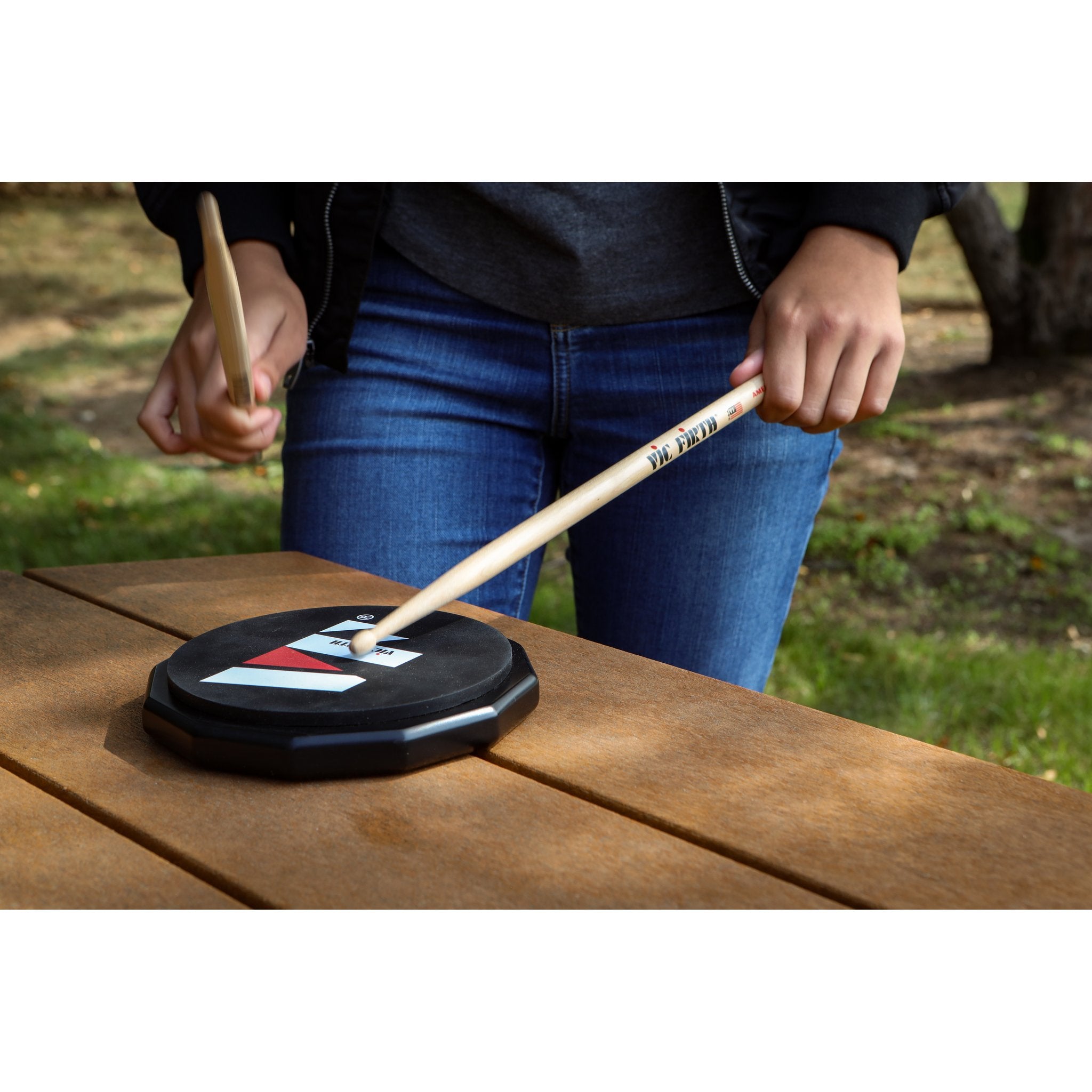 Vic Firth Drum Practice Pad - 6" - Logo Graphic - Image 4