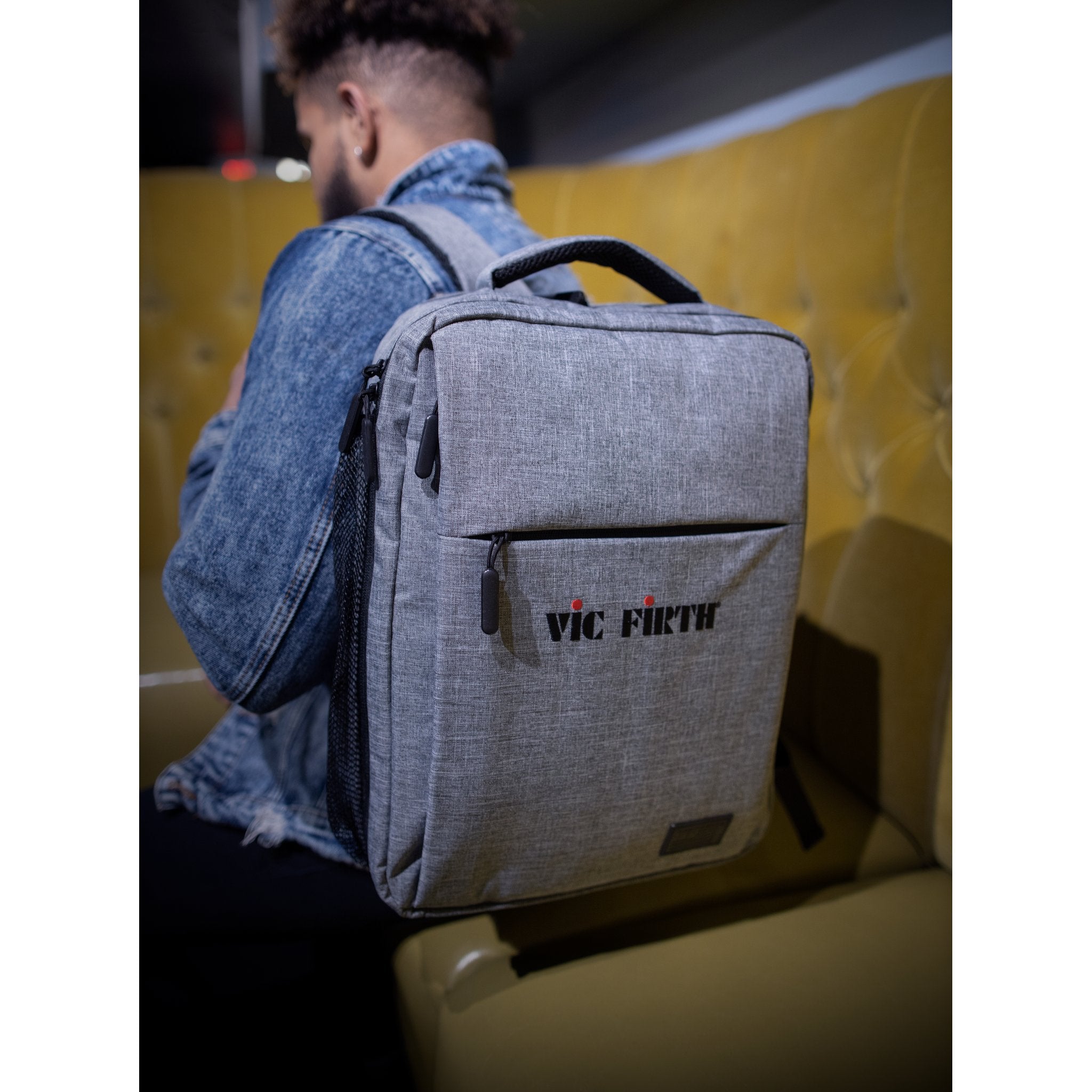 Vic Firth Gray Travel Backpack - Image 4