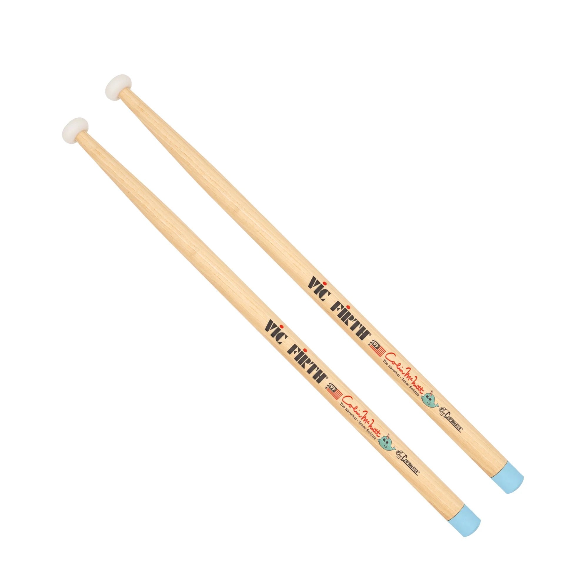Vic Firth Narwhal Colin McNutt Tenor Drumsticks Angle