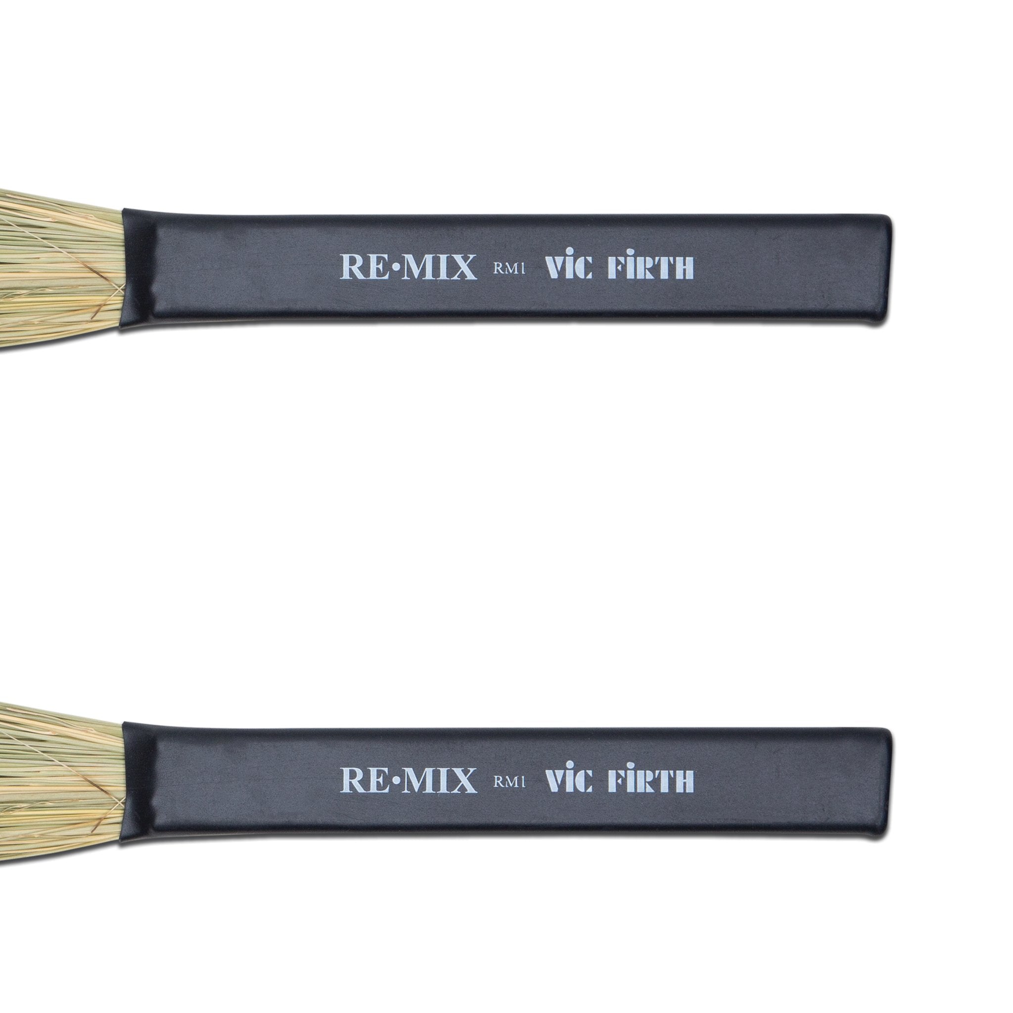 Vic Firth Re-mix Brushes - Broomcorn - Image 2