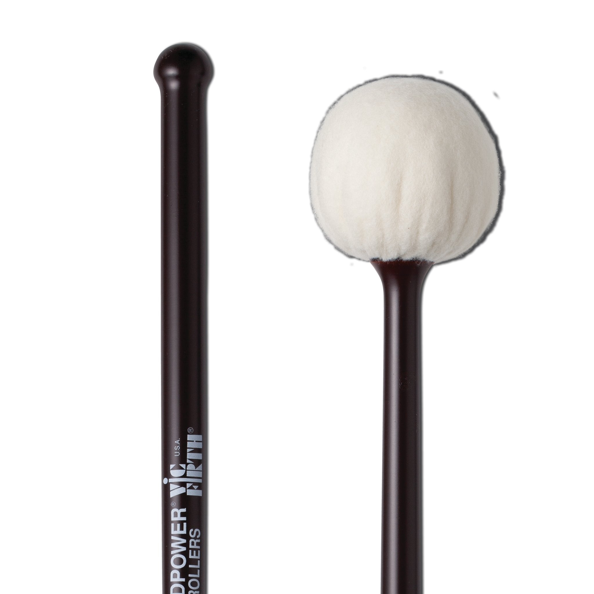 Vic Firth Soundpower BD7 Bass Drum Mallets - Rollers (pair) - Image 3