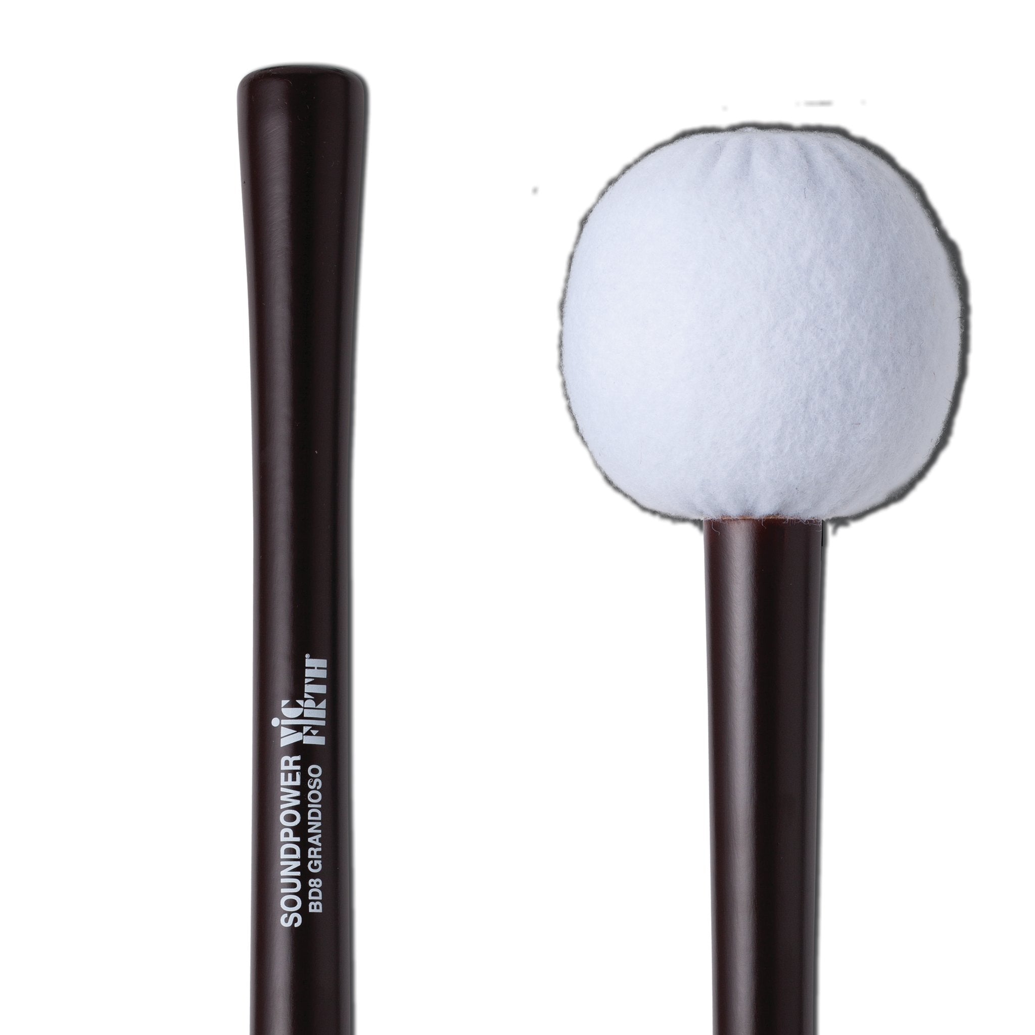Vic Firth Soundpower BD8 Bass Drum Mallet - Grandioso - Image 3
