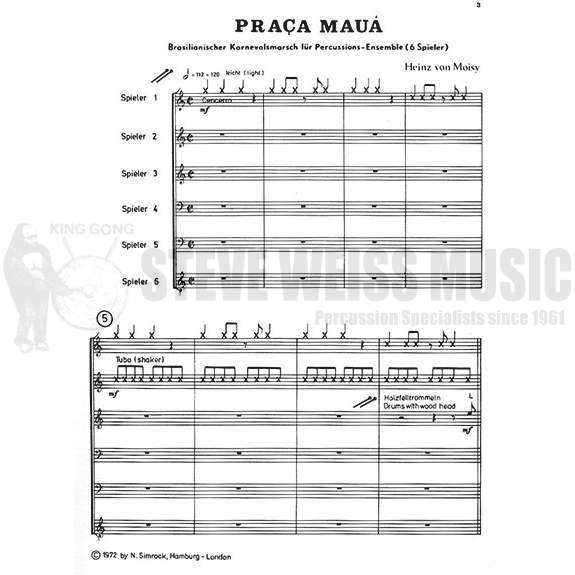 von Moisy-Praca Maua (Brazilian Carnival March)