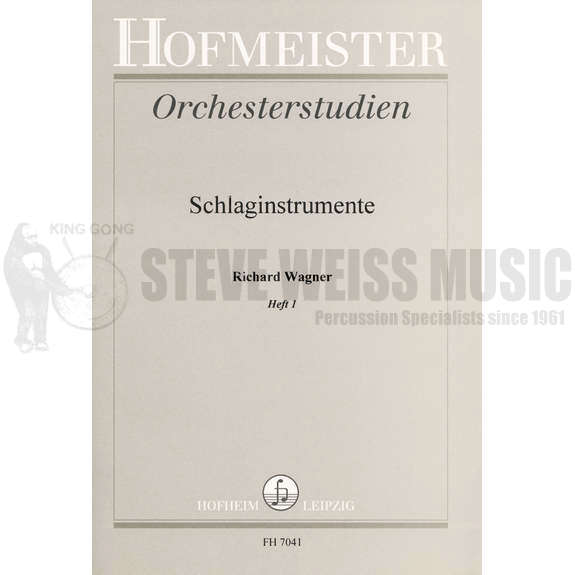 Wagner/Behsing-vol. 1 Timpani & Percussion Excerpts